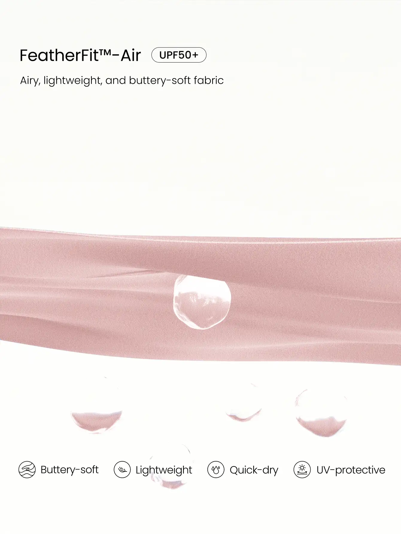 GLOWMODE FeatherFit™-Air CourtTwist 速干吸汗 UPF50+ 弧形下摆全长迷你网球裙,内置短裤,侧边口袋,网眼口袋可放置网球,适合夏季高尔夫、网球和日常休闲穿着。 - 淺粉色 - 查看 5