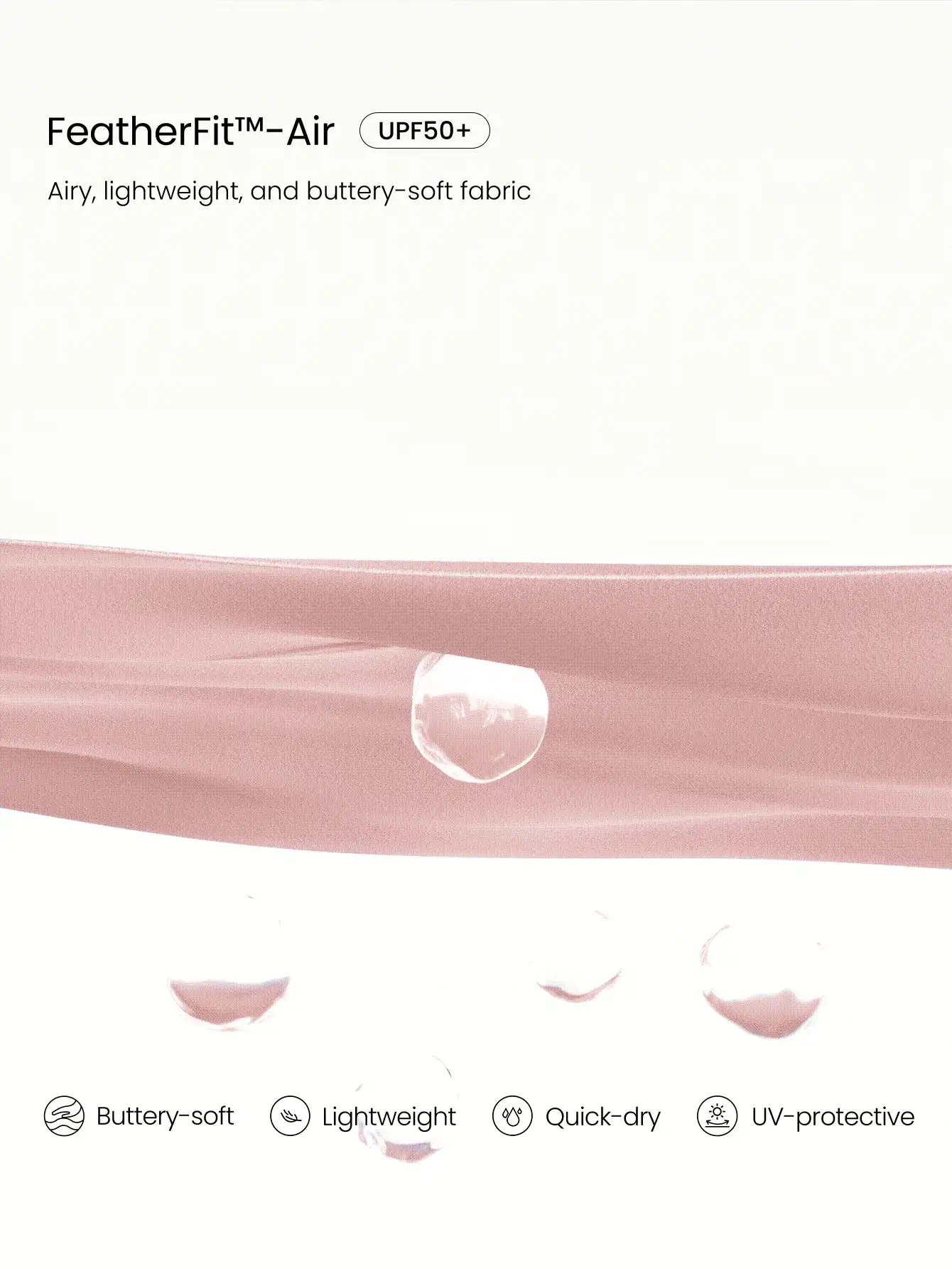 GLOWMODE FeatherFit™-Air Ace The Day 丝滑柔软吸汗可调节弹性腰带内置短裤侧袋防滑A字迷你裙轻度支撑低冲击网球高尔夫匹克球日常运动服 - 粉色 - 查看 5