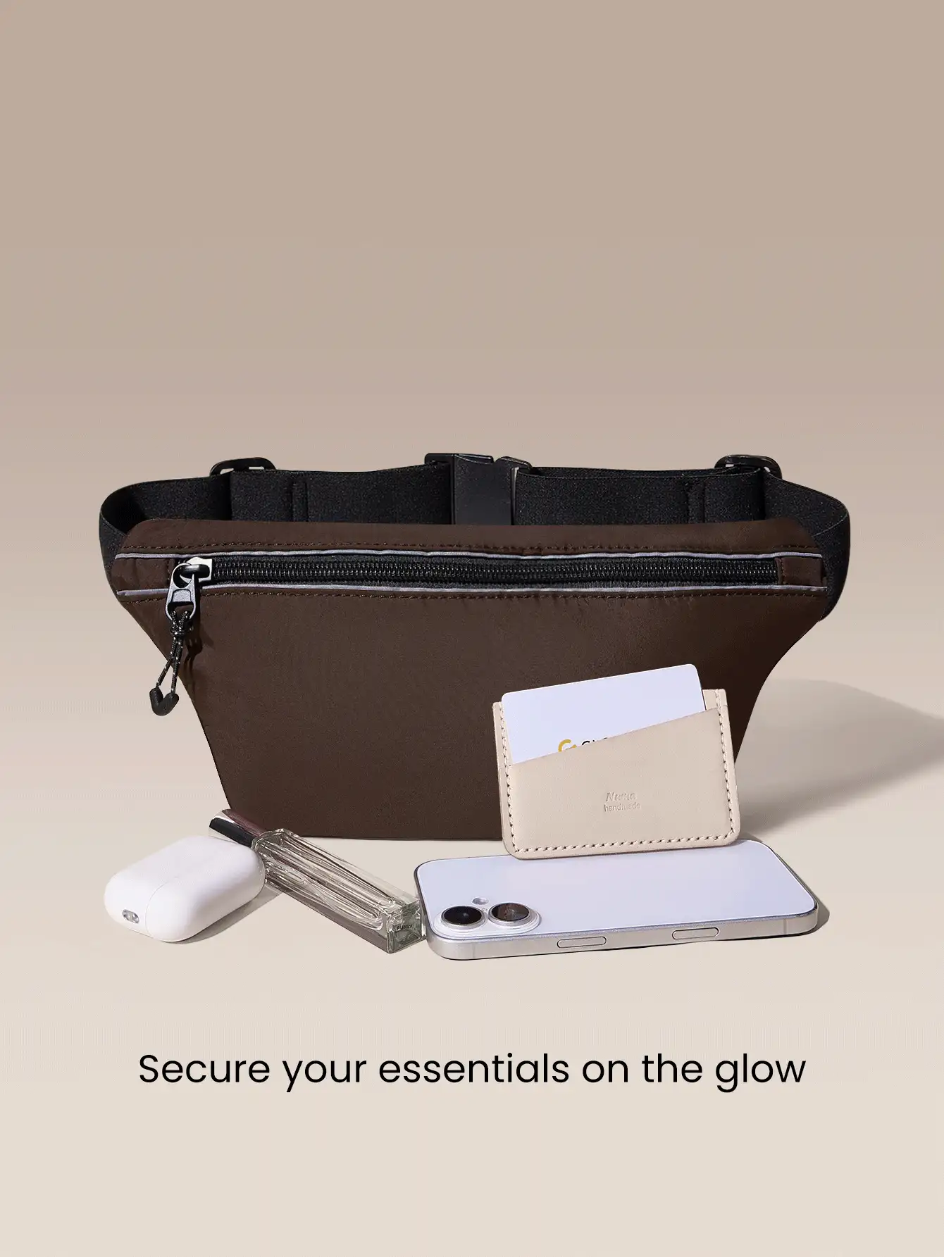 Slim Running Waist Belt Bag Cycling Gym Phone Bag