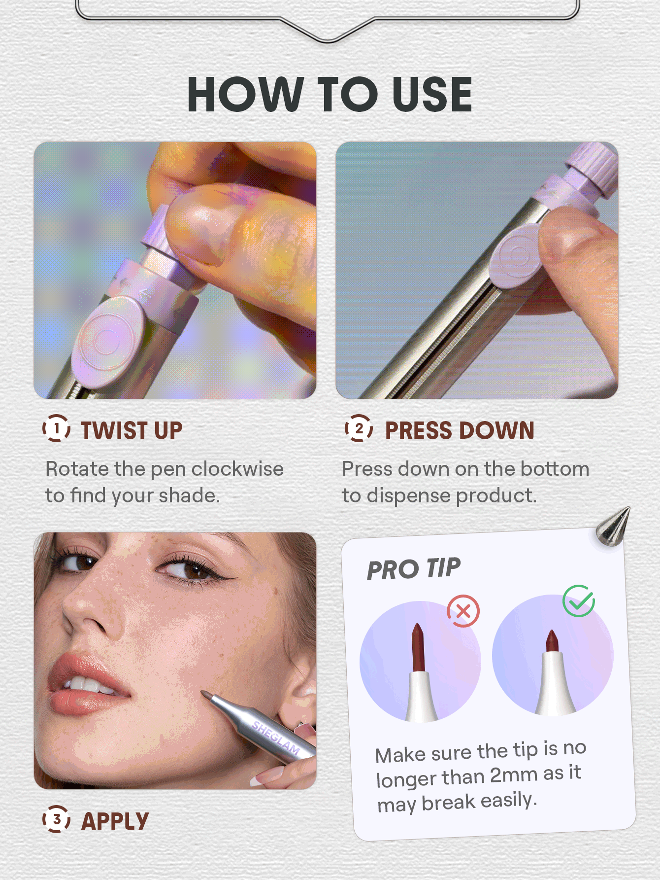 SHEGLAM The Everywhere 4-In-1 Liner Pen - Multicolor - View 6