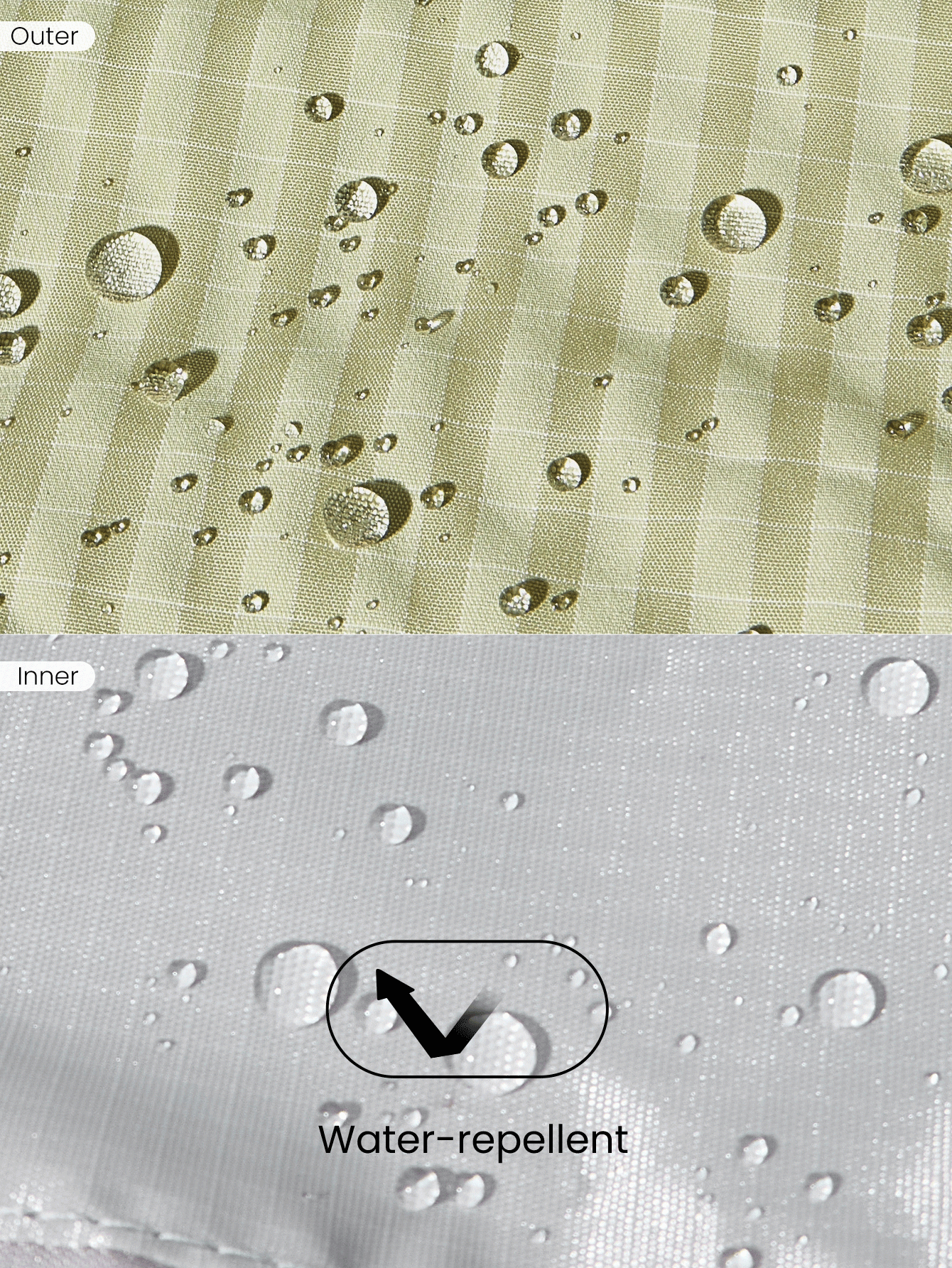 GLOWMODE Bolso de hombro texturizado resistente al agua de 17L no ajustable para otoño e invierno - Rejilla verde frijol - Añade 7