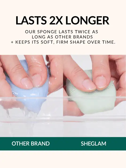SHEGLAM Multi-Faceted Makeup Sponge-Beige Brand Beauty Cosmetic Makeup For Women And Girls - Beige - View 4