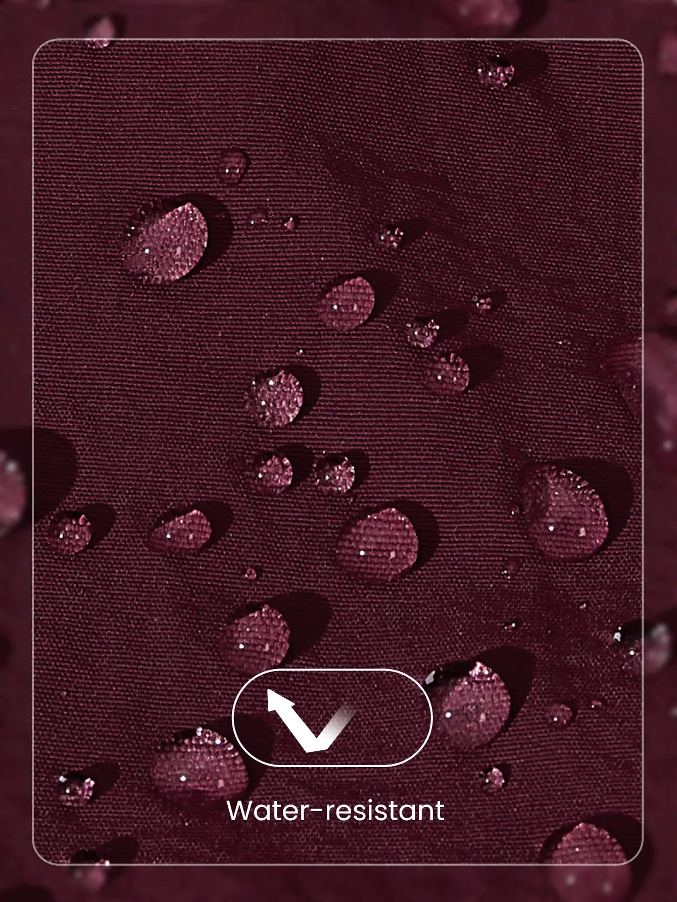 GLOWMODE 26L Maxi Zen Moves Water-Resistant Yoga Mat Storage Pocket Tote Bag Yoga Studio Gym Daily Casual Wear - Burgundy - View 7