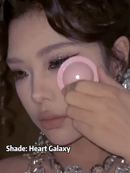 SHEGLAM Lunar Glow Highlighter-Heart Galaxy 多維閃耀高光粉 高光效果 藍綠色反光光澤 多用途發光臉部彩妝 - Heart Galaxy - 查看 2