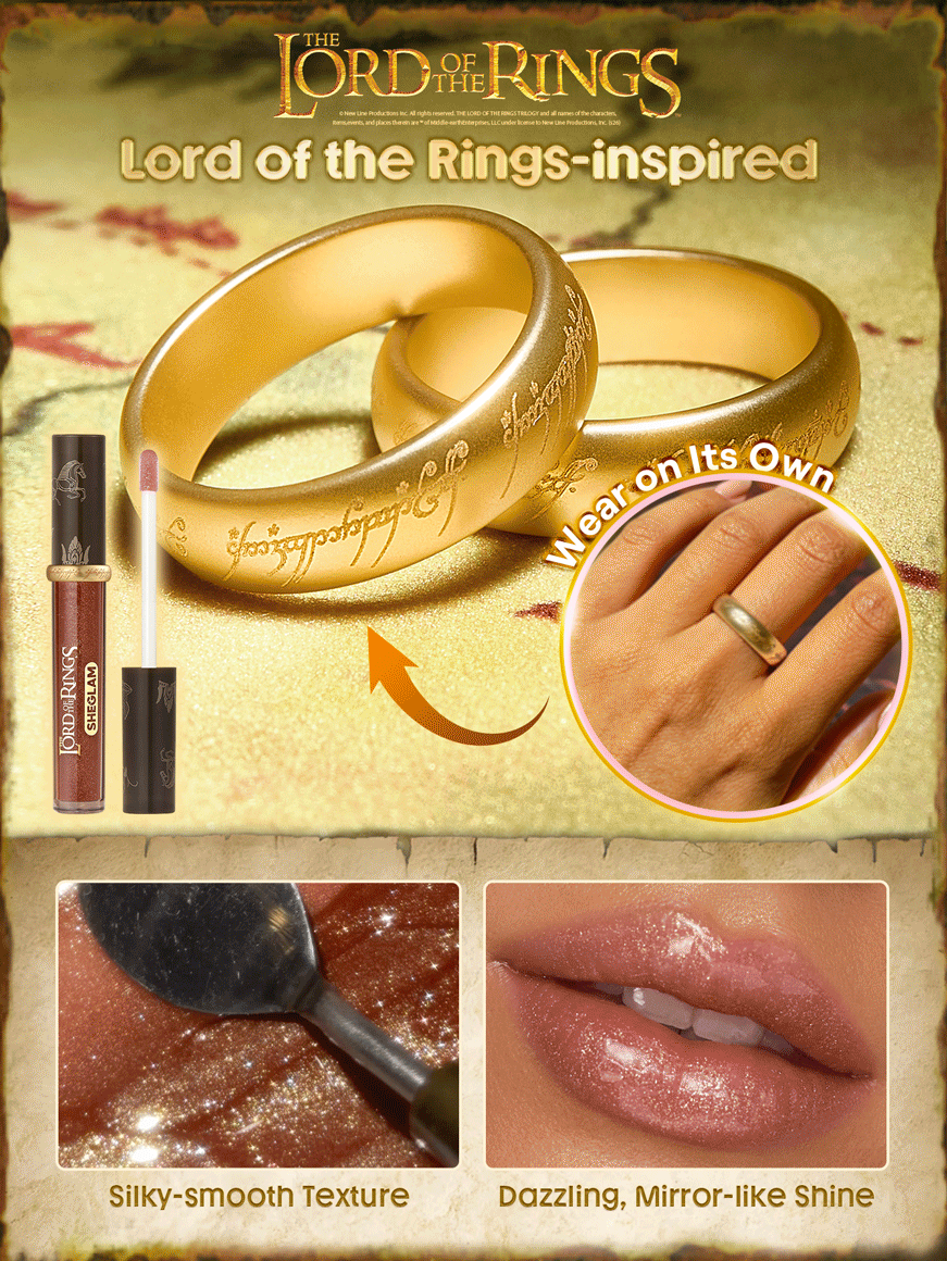 THE LORD OF THE RINGS | SHEGLAM My Preciousss Lip Gloss-Rohan™ Brand Beauty Cosmetic Makeup For Women And Girls - Rohan™ - View 4