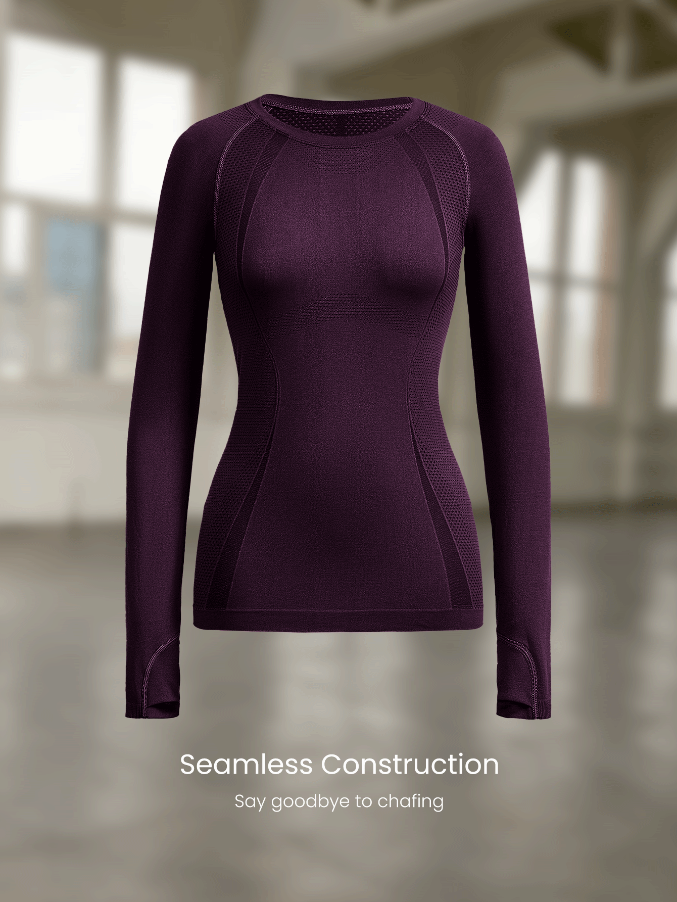 GLOWMODE Women Sports Tees & Tanks - Bold Plum - View 6