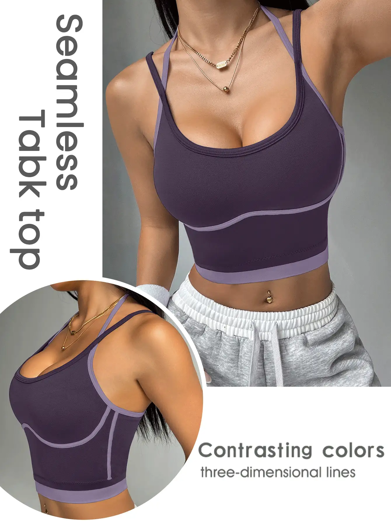 Velisys Velisys Casual Sporty Tank Top, Simple & Fashionable, Daily Wear & Fitness - Multicolor - View 2