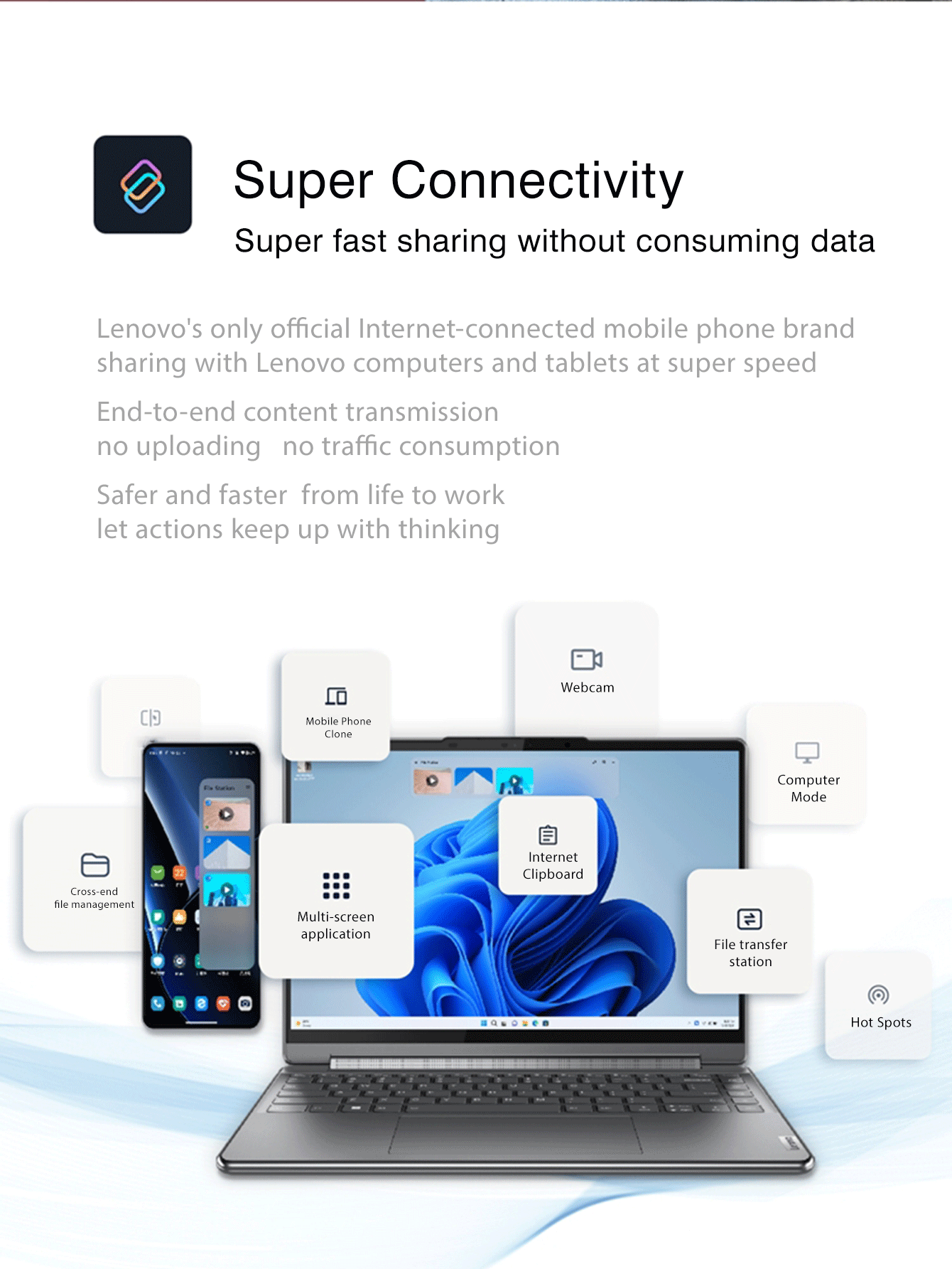 Lenovo G55 抗疲劳 大屏 越级音质 图像稳定 应用六开 8G 256G/8G 128G - 峰巒黑 - 查看 6
