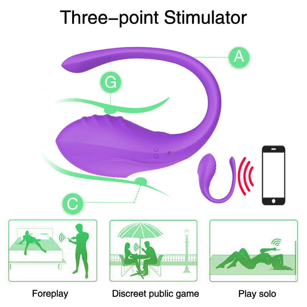 Mini Fernbedienung Höschen Vibrator mit App, Ferngesteuerte G-Punkt Stimulator Ei Vibratoren mit Bluetooth für Erwachsene, aufladbar mit 10 Vibrationsstufen, Sexspielzeug für Frauen und Paar, leistungsstarke und diskrete Vibrationen für Frauen und Paar
