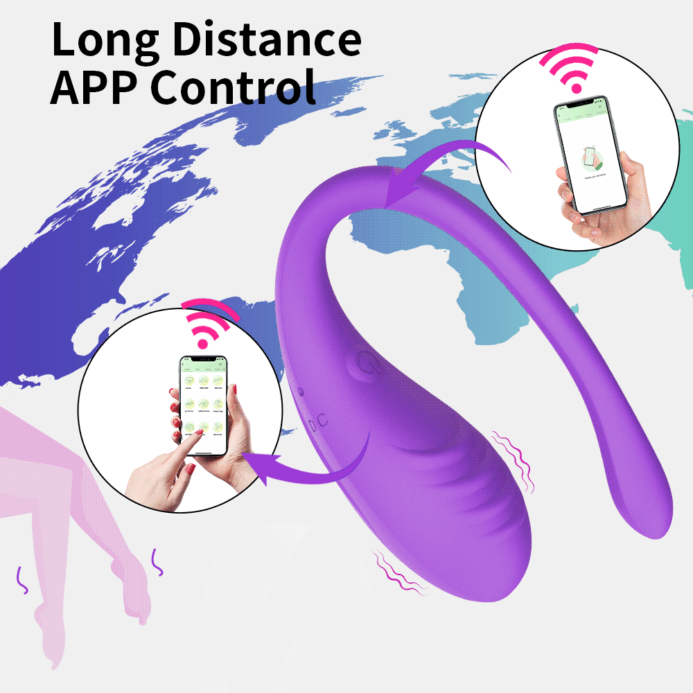 Mini Fernbedienung Höschen Vibrator mit App, Ferngesteuerte G-Punkt Stimulator Ei Vibratoren mit Bluetooth für Erwachsene, aufladbar mit 10 Vibrationsstufen, Sexspielzeug für Frauen und Paar, leistungsstarke und diskrete Vibrationen für Frauen und Paar