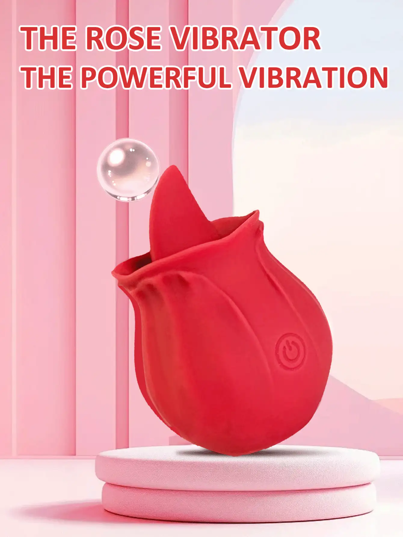 1pc Clitoral Licking Tongue Rose Sex Toy Vibrator Stimulator For Women, Vibrating Rose Adult Women Couples Sex Toys With 10 Modes, Female Mini Clitoris Nipple Vibrator For Woman Her Pleasure - Clitoris Vagina Pussy Pump Tongue Vibrators For Women Quick Sexual Pleasure, Female Couple Sex Toy & Games