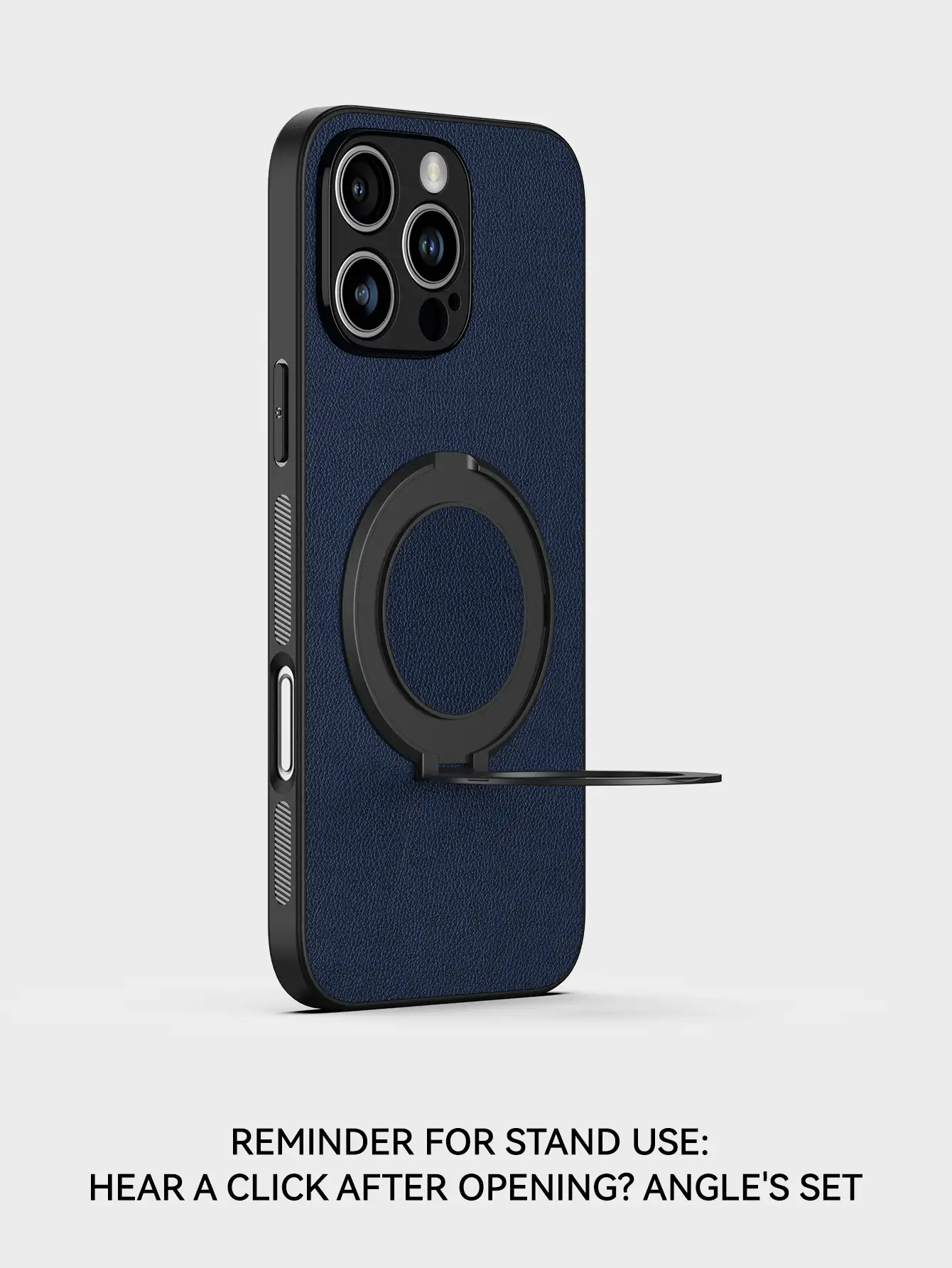 适用于 13 和 16 Pro Max 的单件式支架手机壳，配备耐用硬塑料支架和指环支架，具有防震功能。轻巧便携的磨砂超薄软边手机壳，适用于 11/15 Pro Max/16E。超薄手机壳，适用于 11。