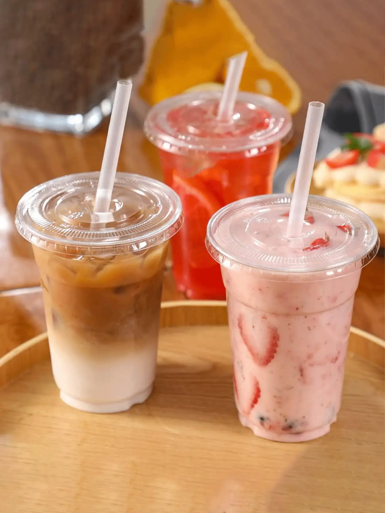 10 Sets-Clear Plastic Cup With Lid And Straw, Cup With Lid, Clear Drinking Cup, 17 Oz Plastic Cup, Suitable For Iced Coffee, Smoothies, Milkshakes And Any Cold Drink, Suitable For Wedding Event Parties,Hawaii Mother's Day Graduation
