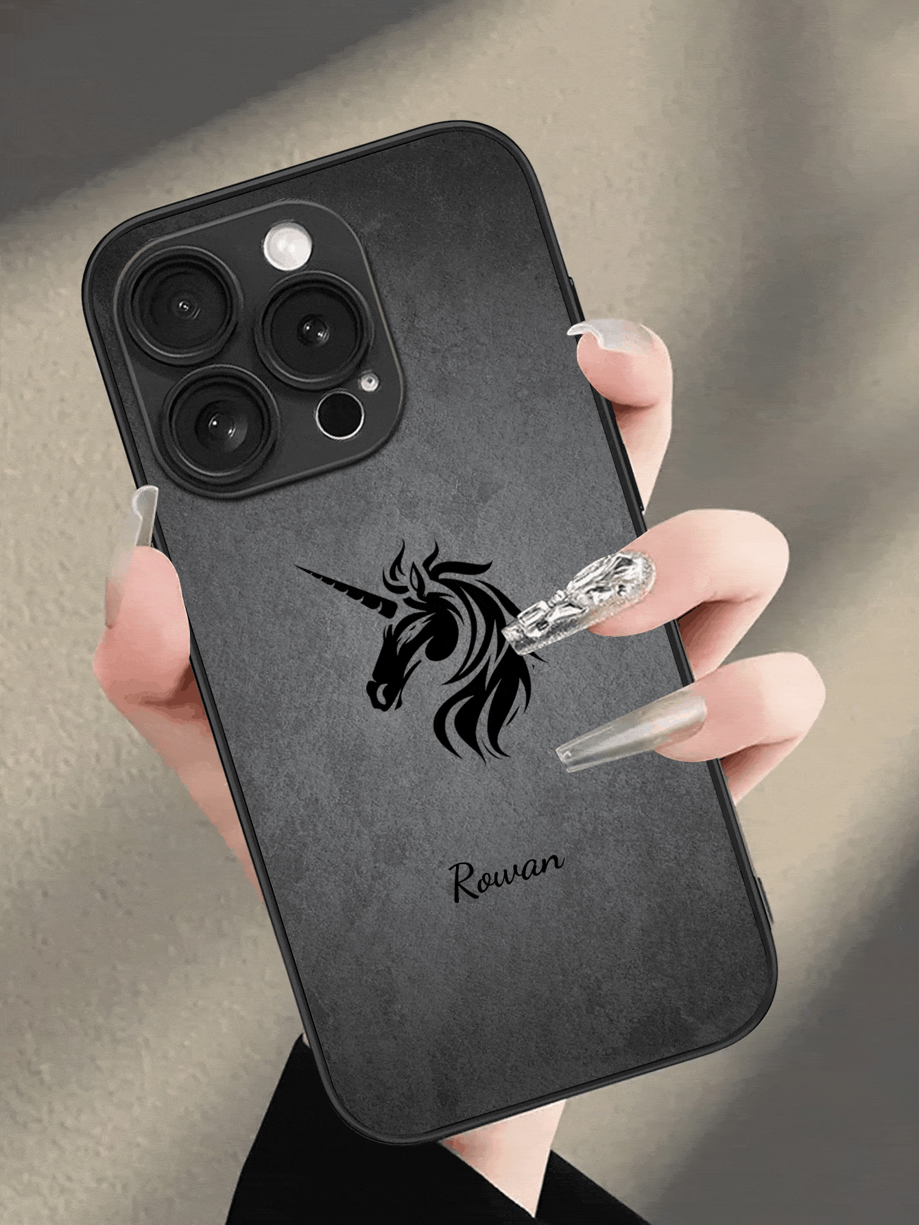 Fashionable Vintage Customized Phone Case, Featuring Bold Animal Totem Designs & Customizable Name, Compatible With IPhone 16 Pro Max/13/15 Pro Max/14/12/11 And Galaxy S24 Ultra/S25 Ultra/S23/S22/S21/A54/A16/A55/A15, Made Of Durable & Flexible PU Leather, Anti-Drop, Ideal For Self-Use Or As A Thoughtful Gift