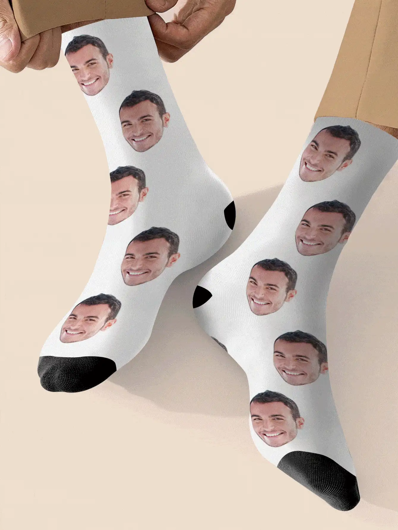 1 Pair Custom Father's Day Socks, Custom Printed Socks, Personalized Funny Face Socks, Custom Picture Socks, Father's Day Gift, Best Friend Gift, Anniversary Gift, Valentine Gift, Birthday Gift, Wedding Gift, Mother's Day Gift, Gift For Mom/Dad, Gift For Girlfriend/Boyfriend, Gift For Her/Him,Customized Men Socks,Chic Autumn, Fall