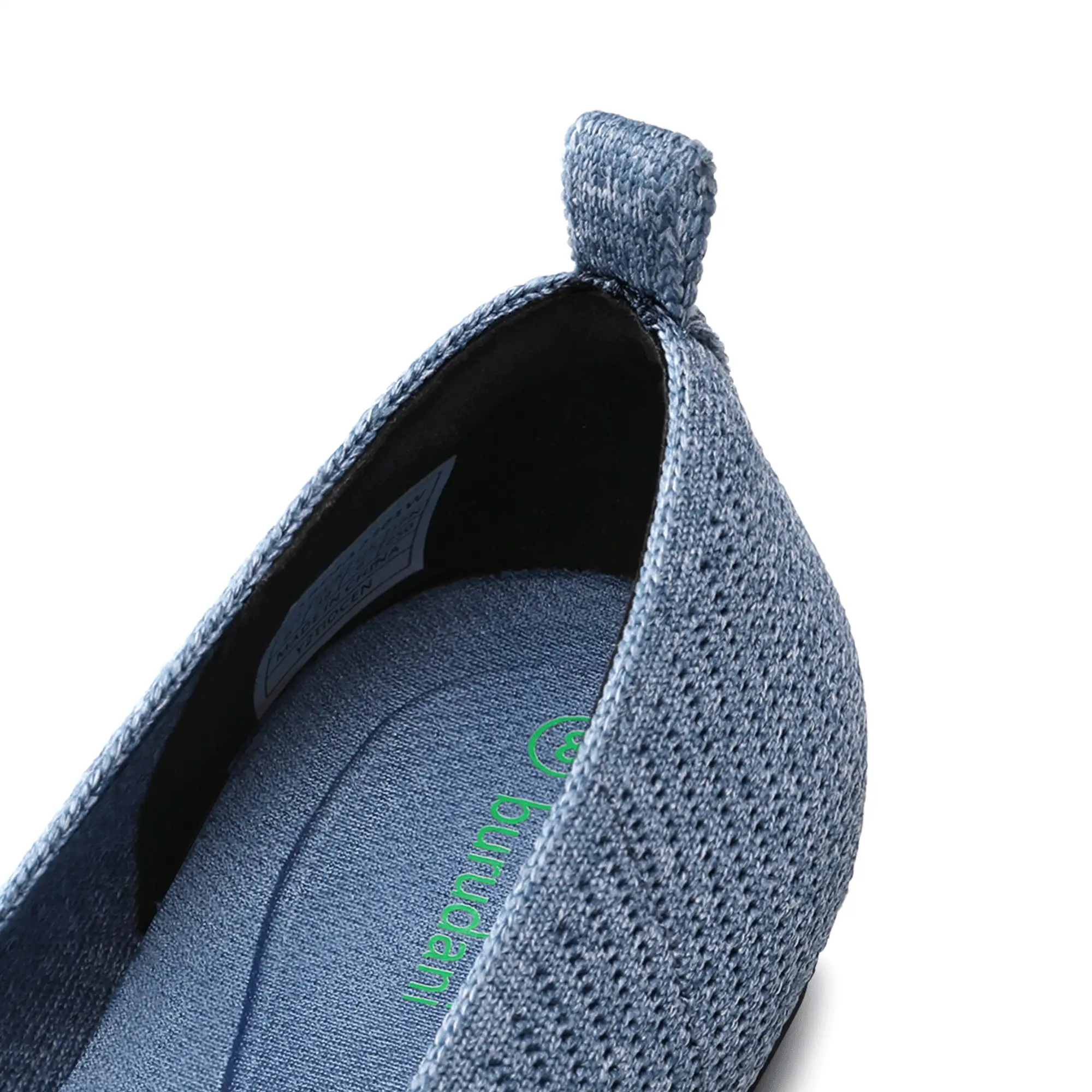 Women's Slip On Square Toe Ballet Arch Support Stylish Casual Comfortable Washable Working Walking Flats Shoes - 藍色 - 查看 4