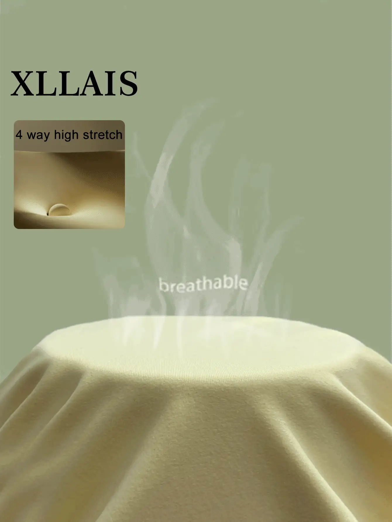 XLLAIS 性感无肩带基础款背心，时尚纯色弹力修身抹胸上衣，适合女性四季穿着 - 黃色 - 查看 5