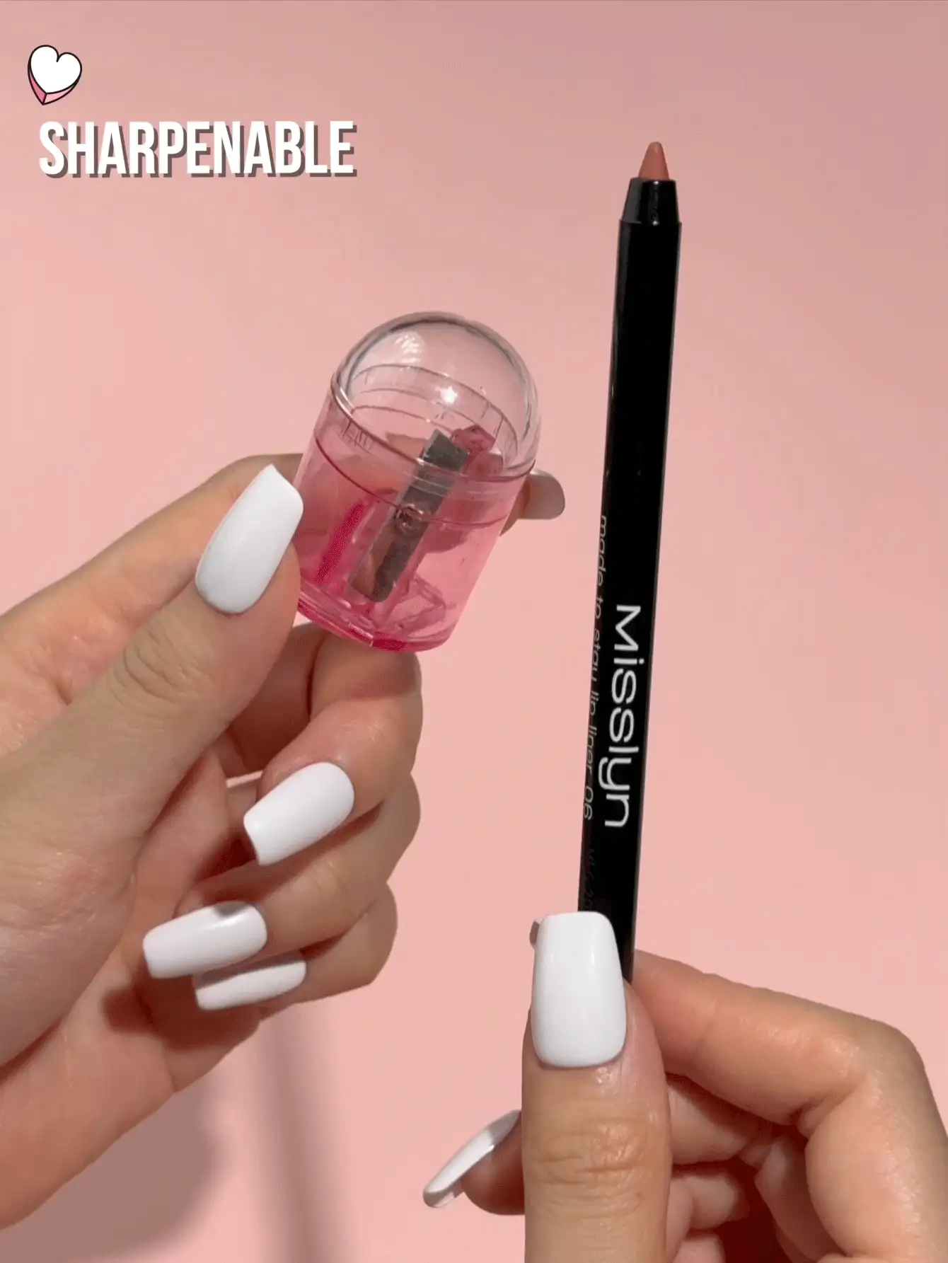 Misslyn 持久显色唇线笔，浓郁持久唇色，凝胶唇线笔，可削尖，顺滑易涂，打造自然妆效，可用卷笔刀削尖，高显色度，打造自然唇妆，持久顺滑超细，哑光唇线笔，不晕染，Y2K妆容，适合派对、海滩、旅行、度假、露营、户外活动，玫瑰色 - 23 - 查看 3