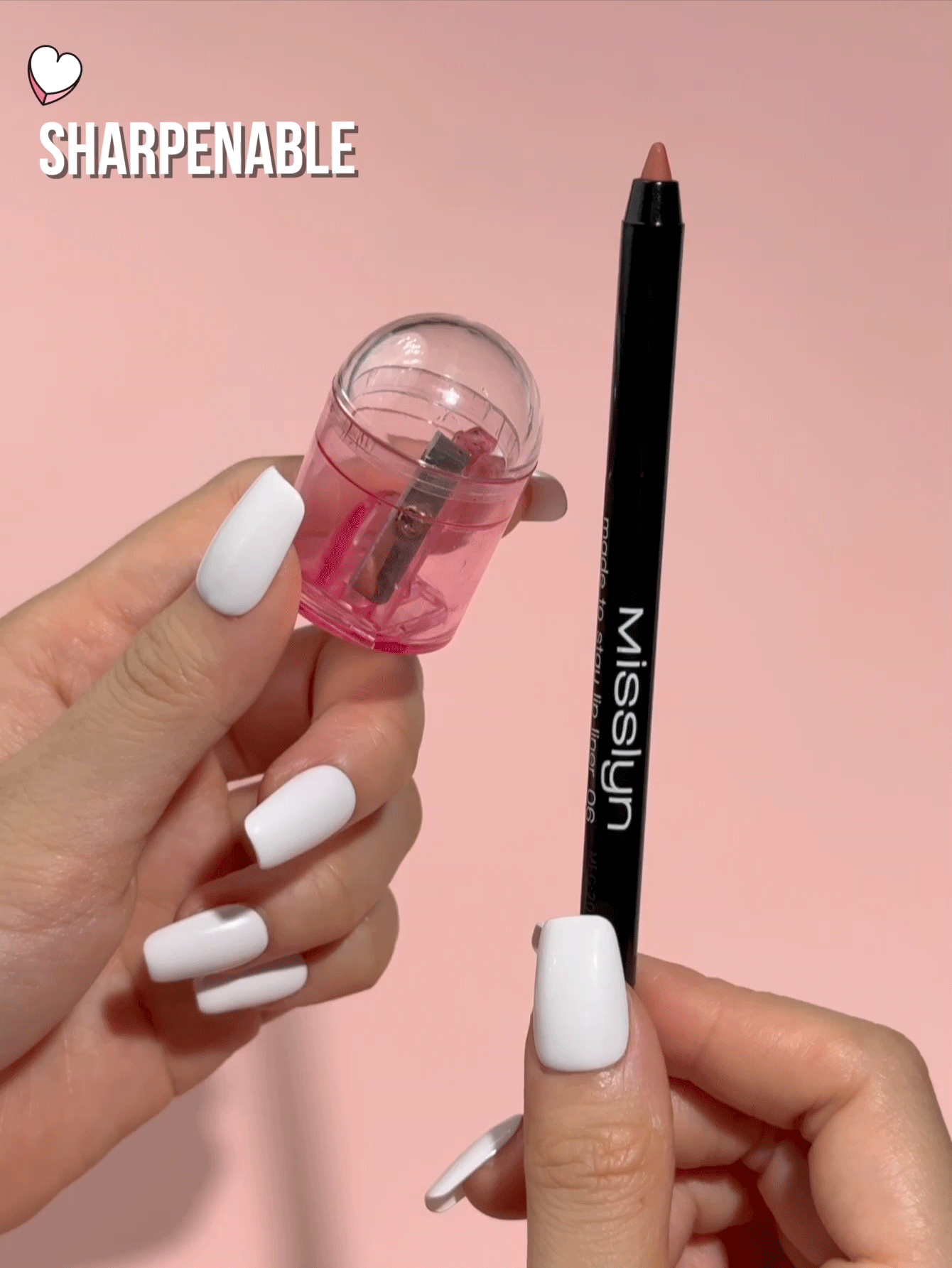 Misslyn 持久高显色唇线笔，乳霜凝胶质地，顺滑易涂，打造自然妆效，可用卷笔刀削尖，显色度高，打造自然唇妆，持久哑光唇线笔 - 802 - 查看 3