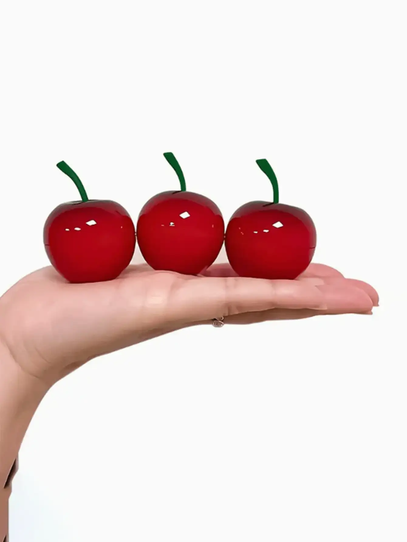 8g Cherry Cosmetic Cream Jars,Small Makeup Sample Containers,Refillable Travel Containers For Lip Balm, Facial Cream, And Cosmetics Dispensers.Portable Airtight Jars For Eye Cream/Face Cream Storage, DIY Samples, These Travel Plastic Containers With Twist-Off Lids Are Suitable For Skincare, Moisturizers, And Body Lotions. Travel Accessory And Perfect For Everyday Use At Home.Exquisite And Small, Convenient To Carry. - Multicolor - View 5