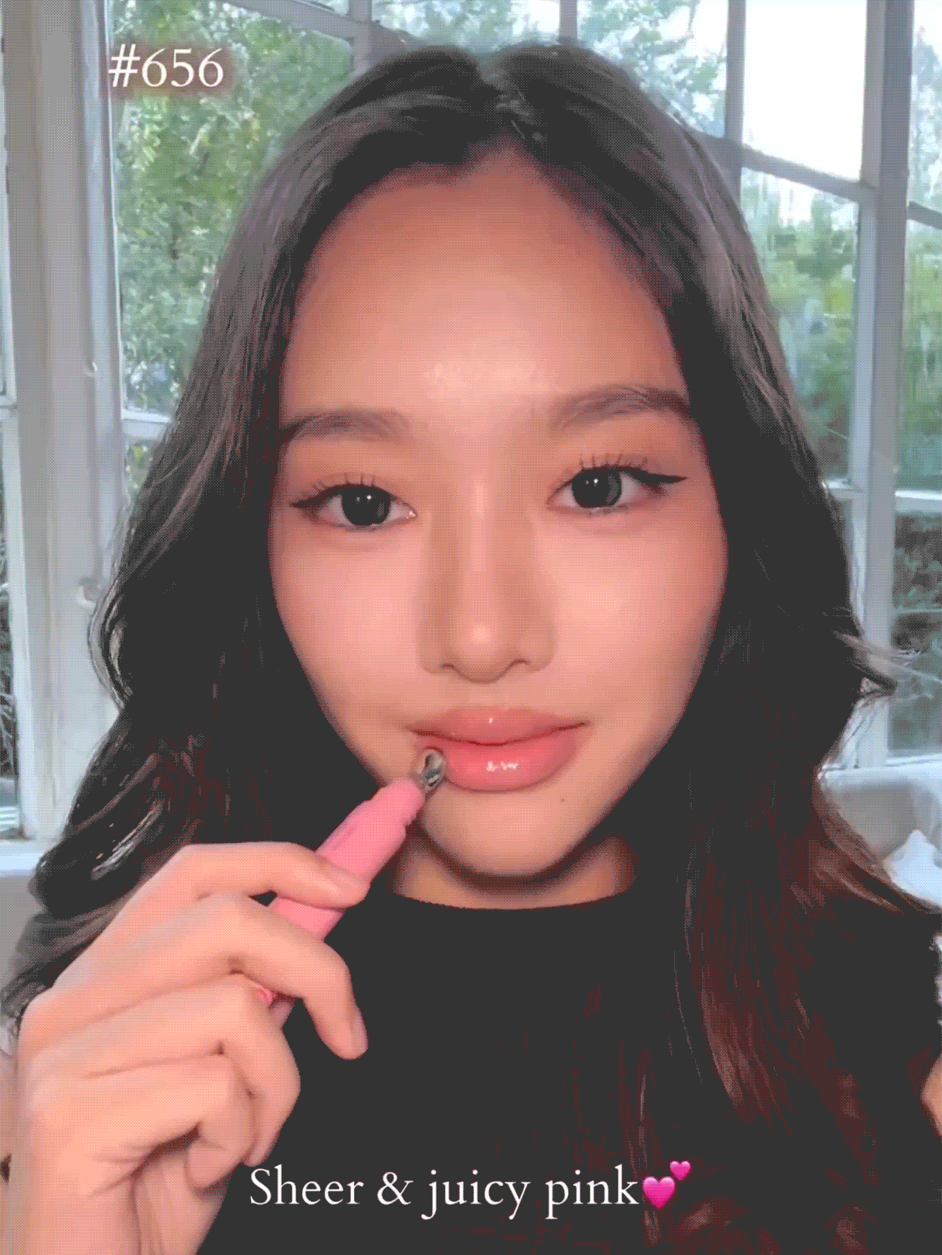 JOOCYEE CRYSTAL GLOSS Lip Gloss, Moisturizing, Easy To Apply, Suitable For Beginners - 656 LUCENT PINK - View 2
