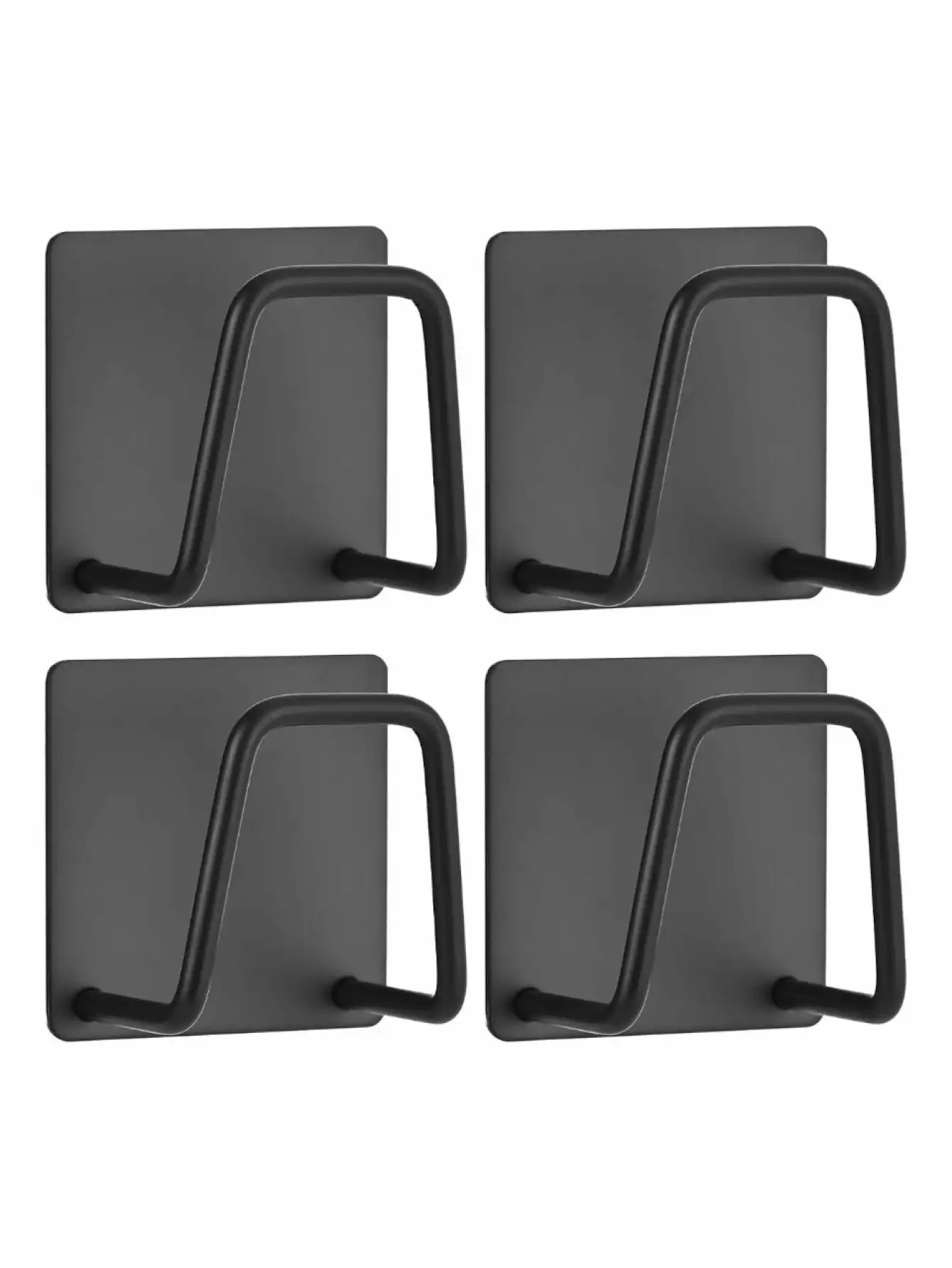2pcs/Set Strong Adhesive Kitchen Sink Sponge Holder Rustproof & Waterproof Sink Drain Rack Scrubber Hanger Caddy Accessories Storage Rack For Scratch Scrub Dishcloth Dishrag Wool Exfoliator Strainer Stoppe Draining Rack Wall-MountedStorage Hooks - Multicolor - View 3