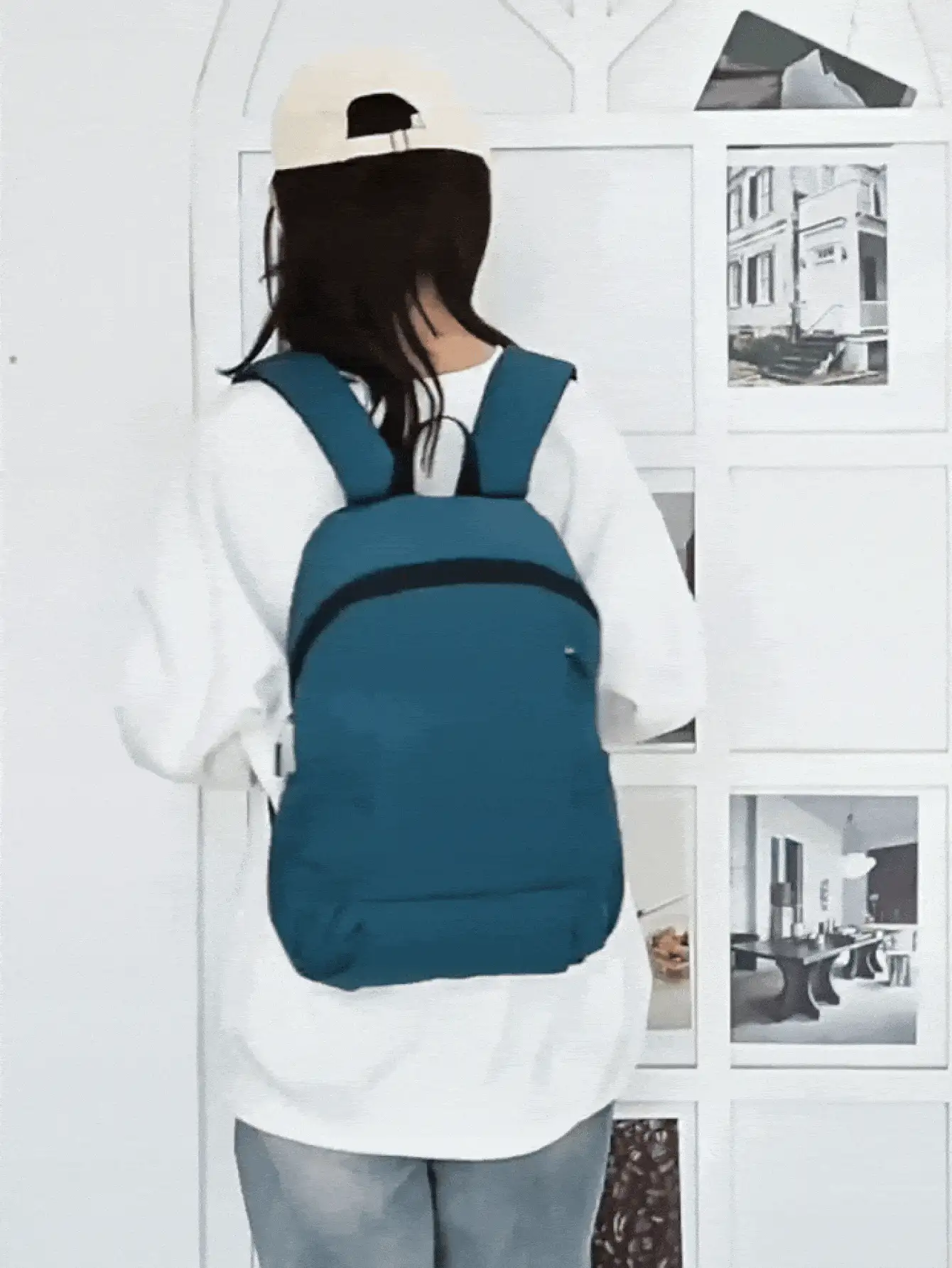 大容量背包，符合人体工学设计，防水，男女通用，超轻户外运动背包，适合骑行、徒步、远足、露营和其他户外活动，必备配件 - 彩色 - 查看 3