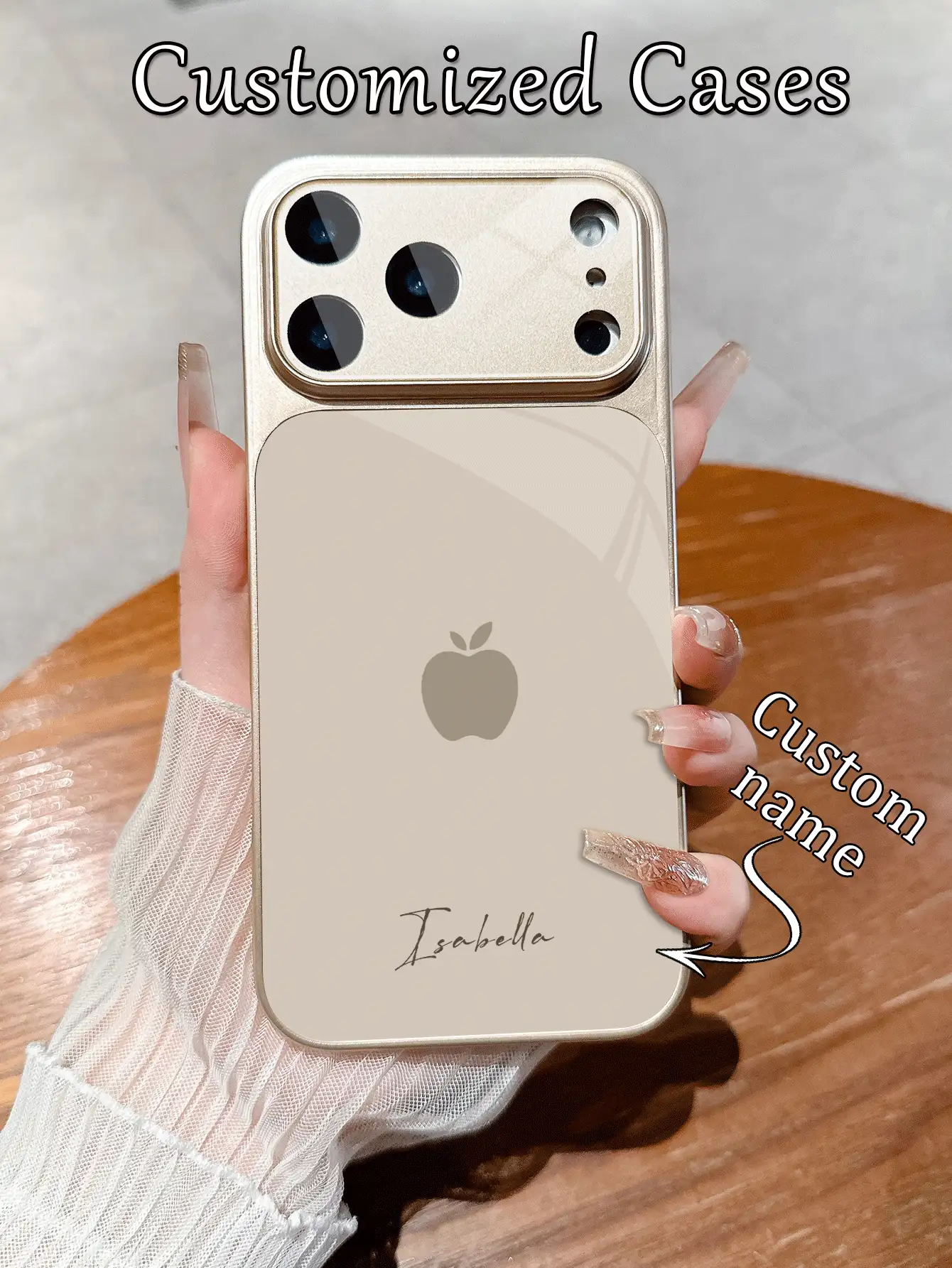 1 Piece Of Custom-Designed, Minimalist Apple Pattern, Luxurious And Stylish Large-View Tempered Glass Case With Lens Protection, Frosted And Shockproof, Compatible With IPhone 17/17Pro/17ProMax/17Air/16/16Pro/16ProMax/16Plus/15/15Plus/15Pro/15ProMax/14/14Plus/14Pro/14ProMax/13/13Pro/13ProMax/12/11. Full Coverage, Premium-Quality Protective Case.