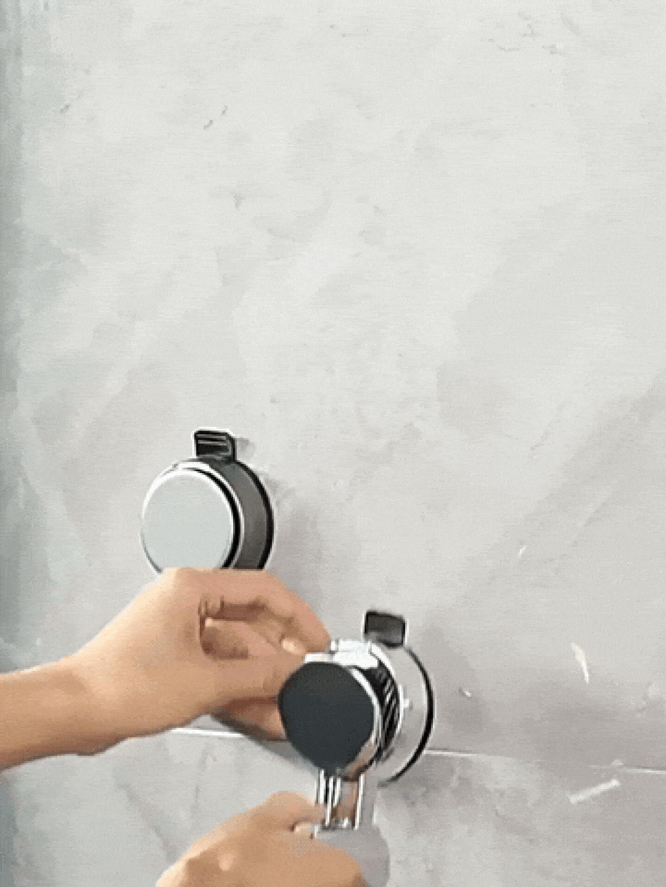 360° Rotating Adjustable Shower Head Holder, Strong Adhesive Wall Mount, No Drilling Required, Waterproof, Suitable For Bathroom, Home, Apartment, Back-To-School Essential - Wall-mounted Rain Shower Rack - View 2