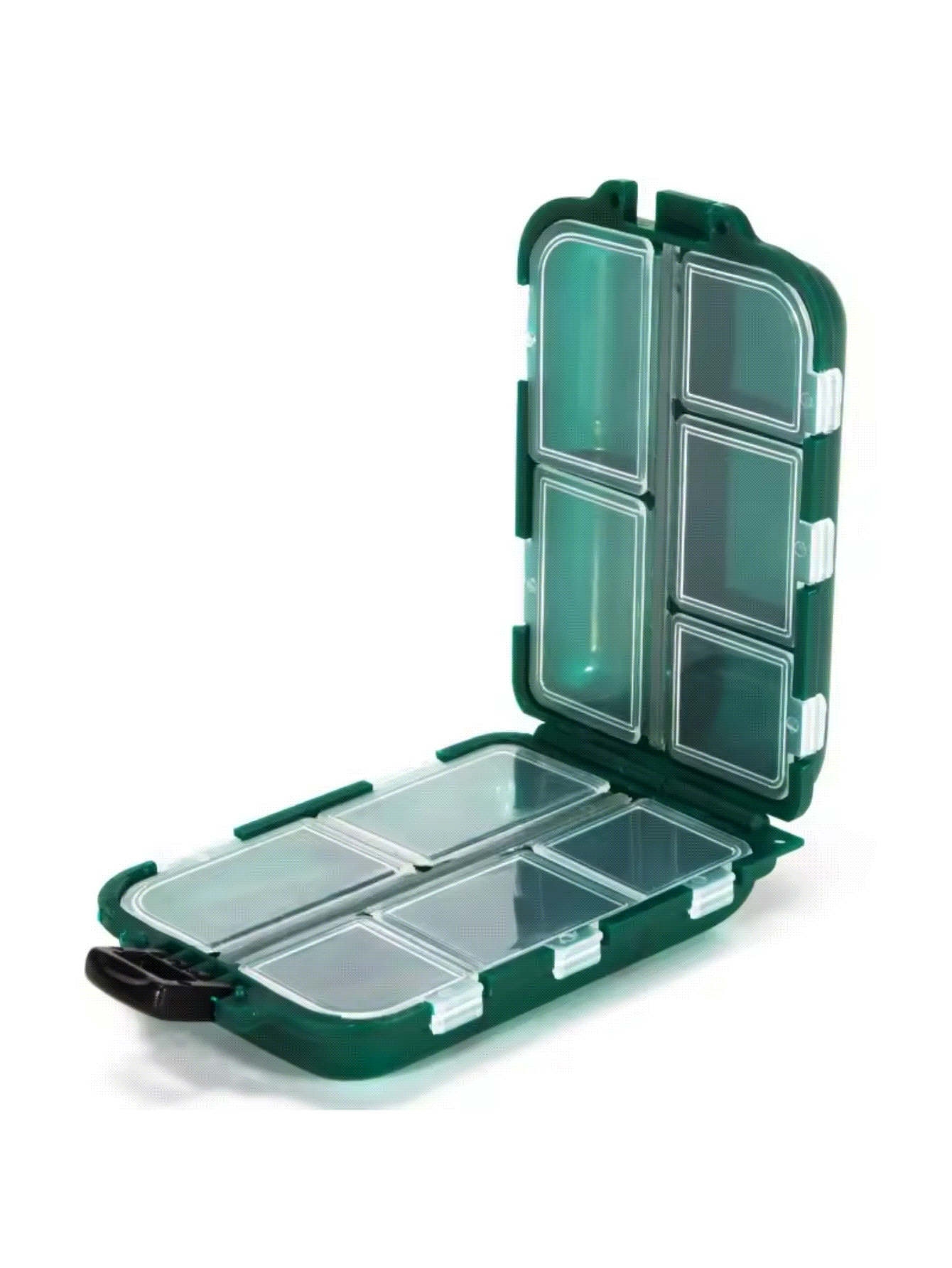 Multi-Functional Multi-Layer Fishing Tackle Storage Box - Portable Fishing Hook And Accessory Storage Box, Ideal Gift For Fishing Enthusiasts, Durable ABS Material - Multicolor - View 2