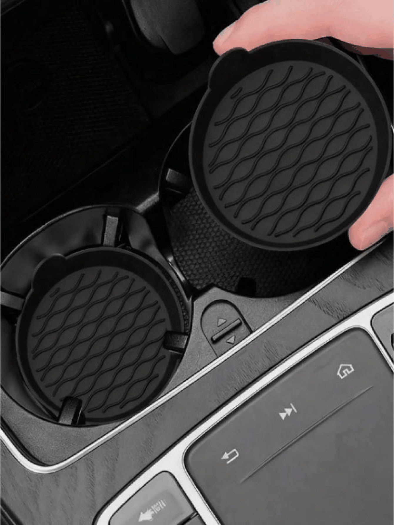 硅胶车载杯垫 防滑车载杯架 适用于车辆内饰 通用车载杯架衬垫 耐热车载脚垫 男女通用 自驾游车主 适用于所有车型 车载水杯垫 水杯底座 车载内饰配件 旅行必备 车载收纳 - 彩色 - 查看 2