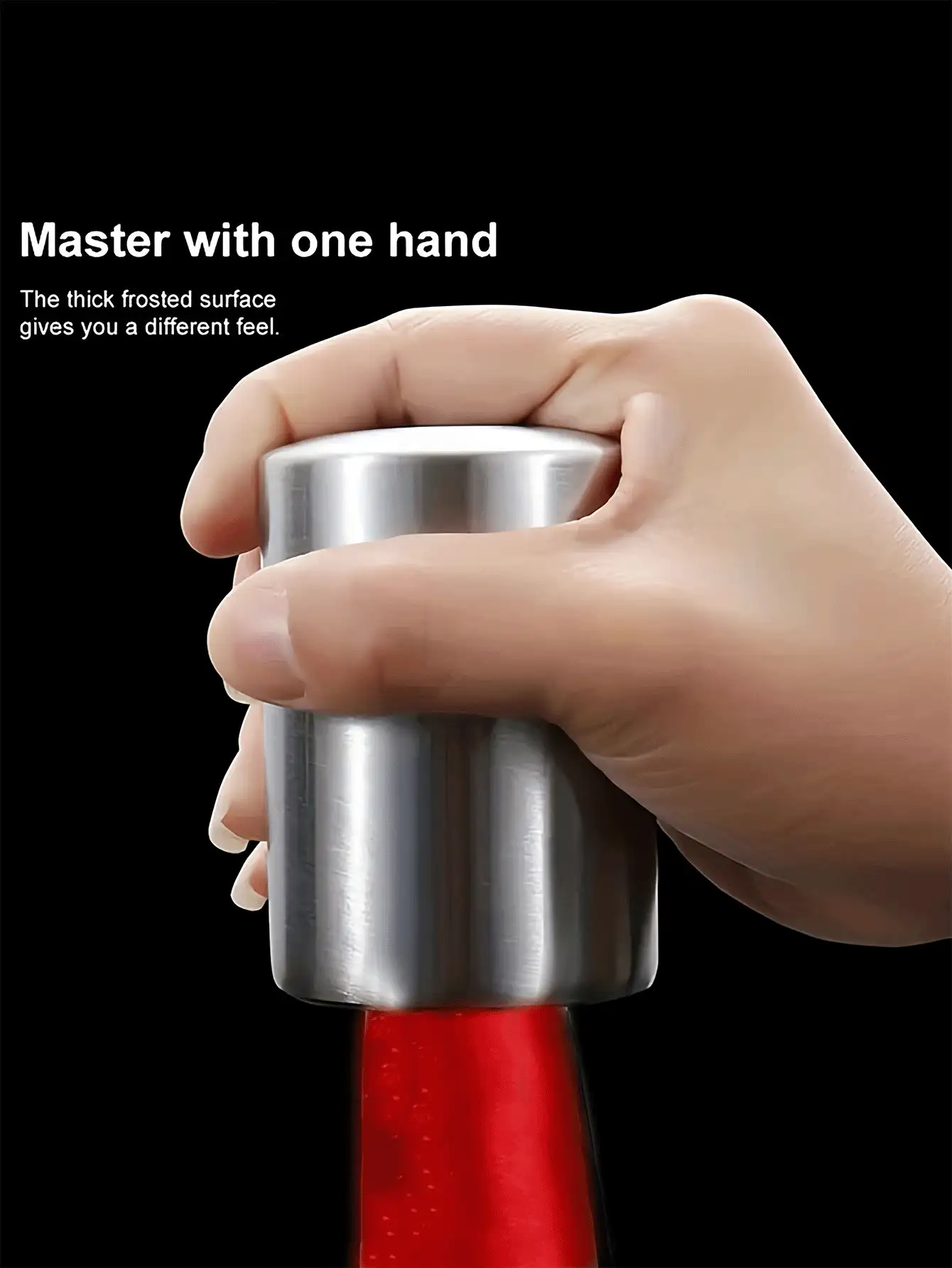 不锈钢自动啤酒瓶起子，磁力按压式瓶盖起子，适用于家庭、露营、酒店、餐厅、酒吧和派对，易于开启，便携耐用，男女皆宜的啤酒瓶起子礼品