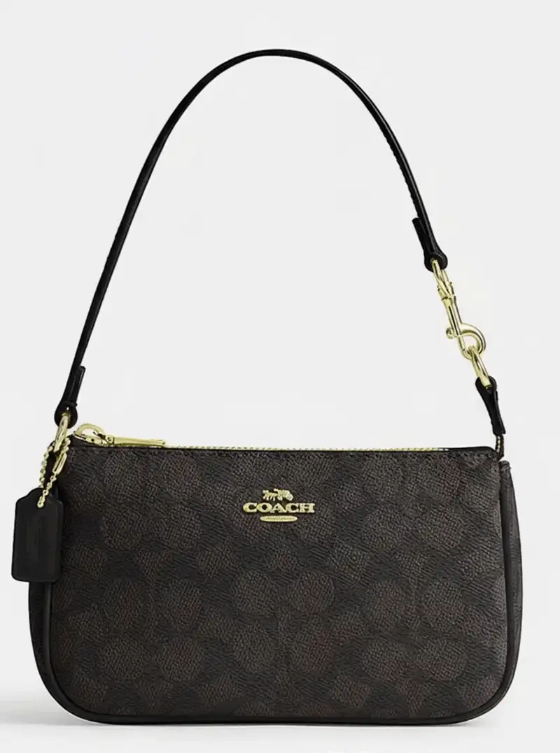 COACH Nolita 19 经典帆布单肩包 CW426 IMXAQ - 黑色 - 查看 2