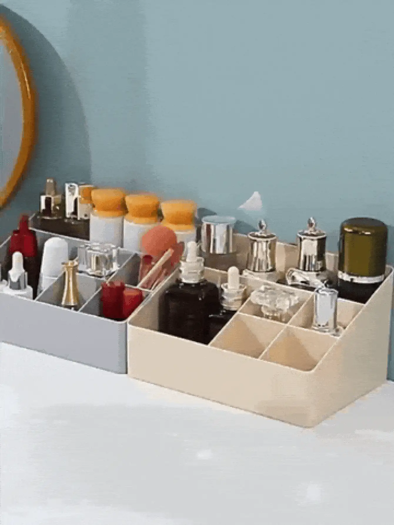 Kệ để bàn, kệ đựng đồ đầu giường, kệ trưng bày và đựng mỹ phẩm, hộp đựng bút để bàn, đồ dùng học tập, nhà cửa, văn phòng phẩm, đồ trang trí phòng, kệ đựng đồ và sắp xếp, kệ đựng trang sức. - Nhiều màu - Xem 3