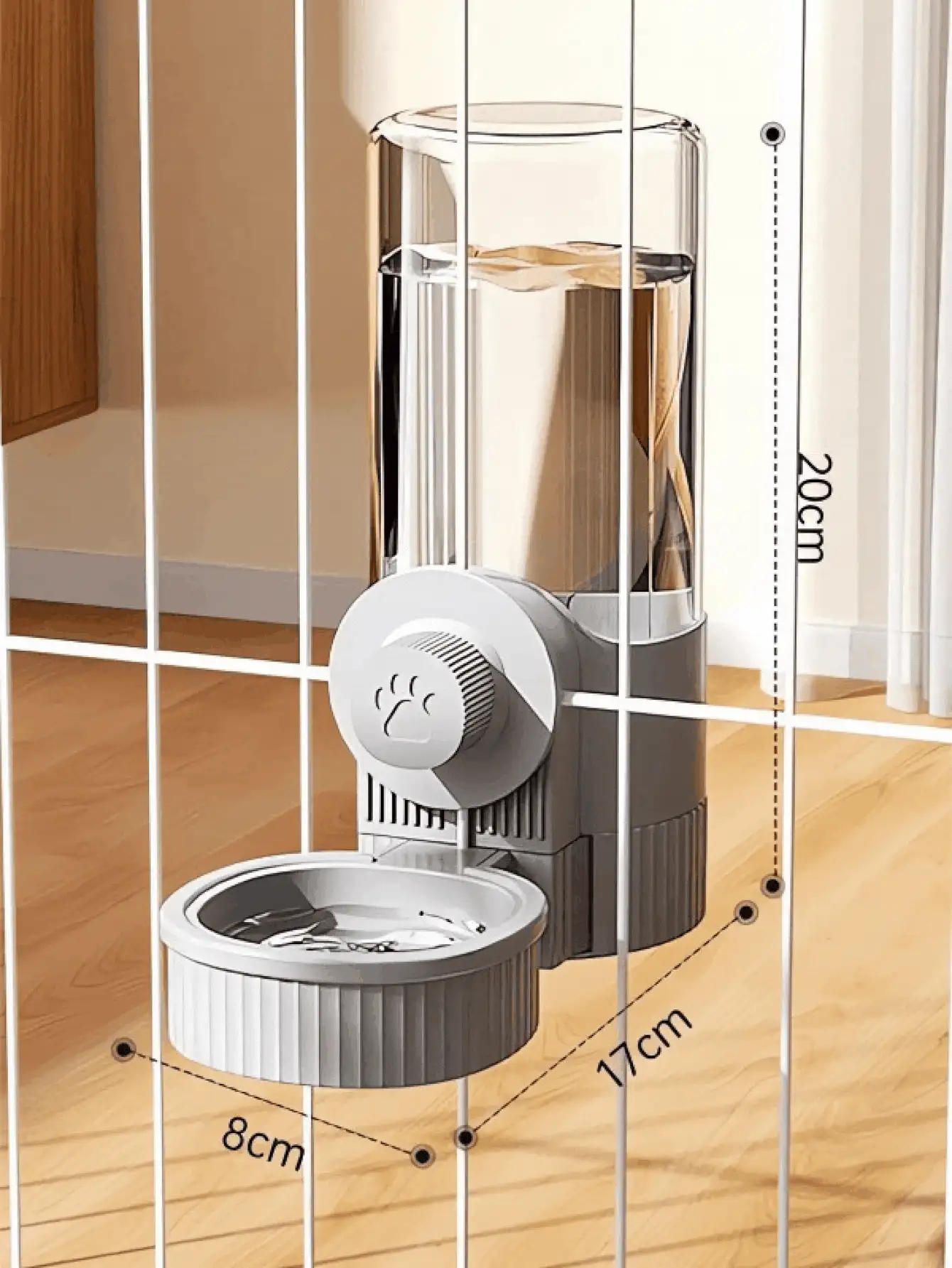 悬挂式宠物饮水器及饮水配件 悬挂式笼子自动喂食器 猫饮水器和兔食碗 狗悬挂式水瓶自动喂食器和饮水器 狗猫饮水用品