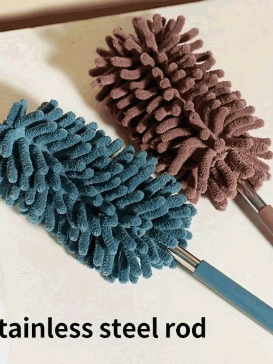 可调节伸缩超细纤维除尘掸，家用除尘刷，除尘刷，家用空调羽毛汽车家具清洁刷，伸缩柄羽毛除尘掸，家用清洁刷，家居用品