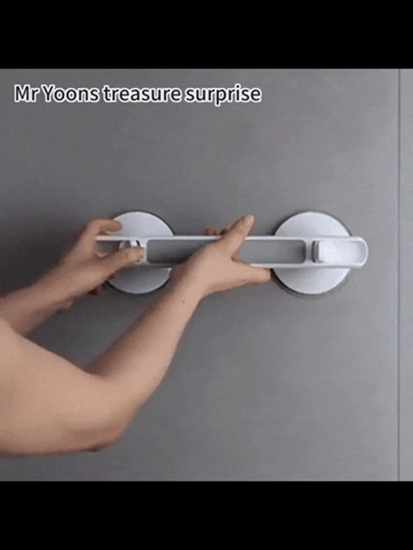 No Drill Bathroom Grab Bar, Anti-Slip Bathtub Handle, High Strength Plastic Material, Suitable For Bathroom, Kitchen, Living Room - Prevent Elderly Falls, Easy Installation On Tile, Glass, Hard Plastic Surfaces - For Elderly And Disabled, Bathroom Safety Handrail, Provide Support For Seniors, Stylish Design - Multicolor - View 4