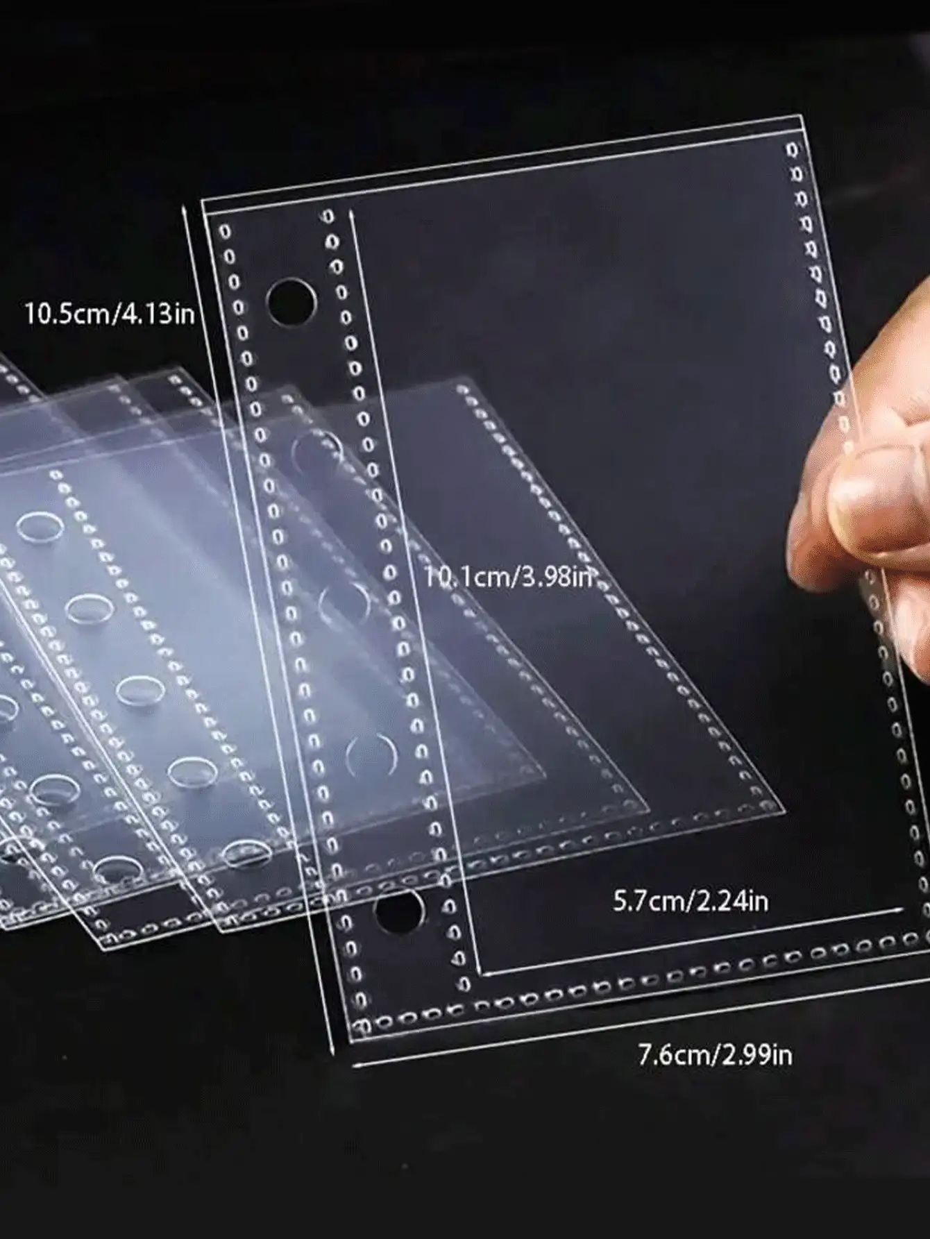 Portable Transparent Loose-Leaf Photo Card Binder, Sticker Book, Envelope Bag, Photo Card Holder Album, Suitable For Idol Cards, Name Cards, Scrapbooking, Budget Planner, Diary, Office Supplies, Wedding/Friend Gifts