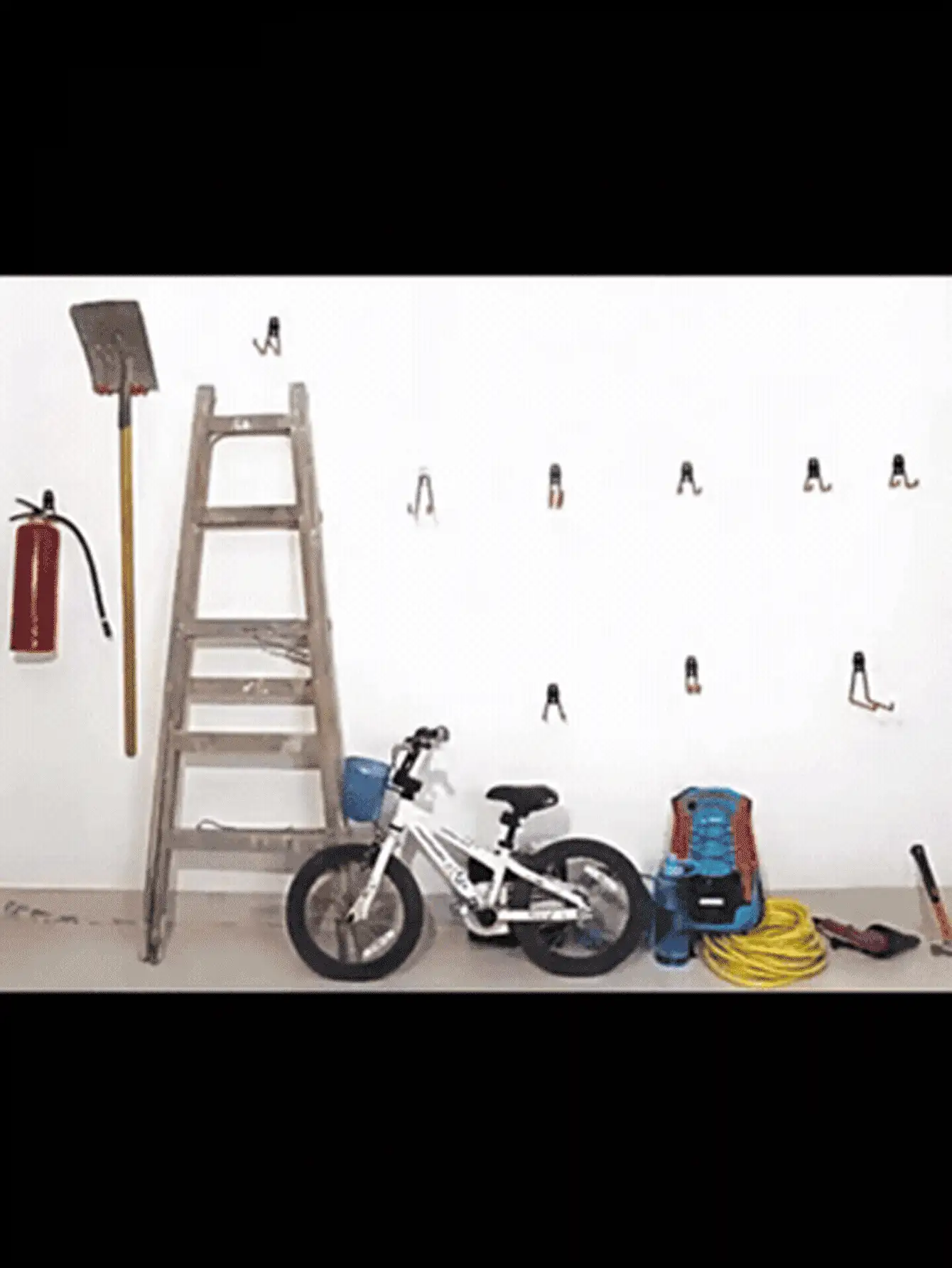 Heavy Duty Metal Tool Hooks, Wall Mounted Garage Storage Racks, Suitable For Ladders, Bicycles And Tools - Industrial Strength, Space-Saving Storage Solution, Great For Christmas Gifts, Valentine's Day Gifts, Christmas Stocking Stuffers, Personalized Gifts Or Christmas Presents.