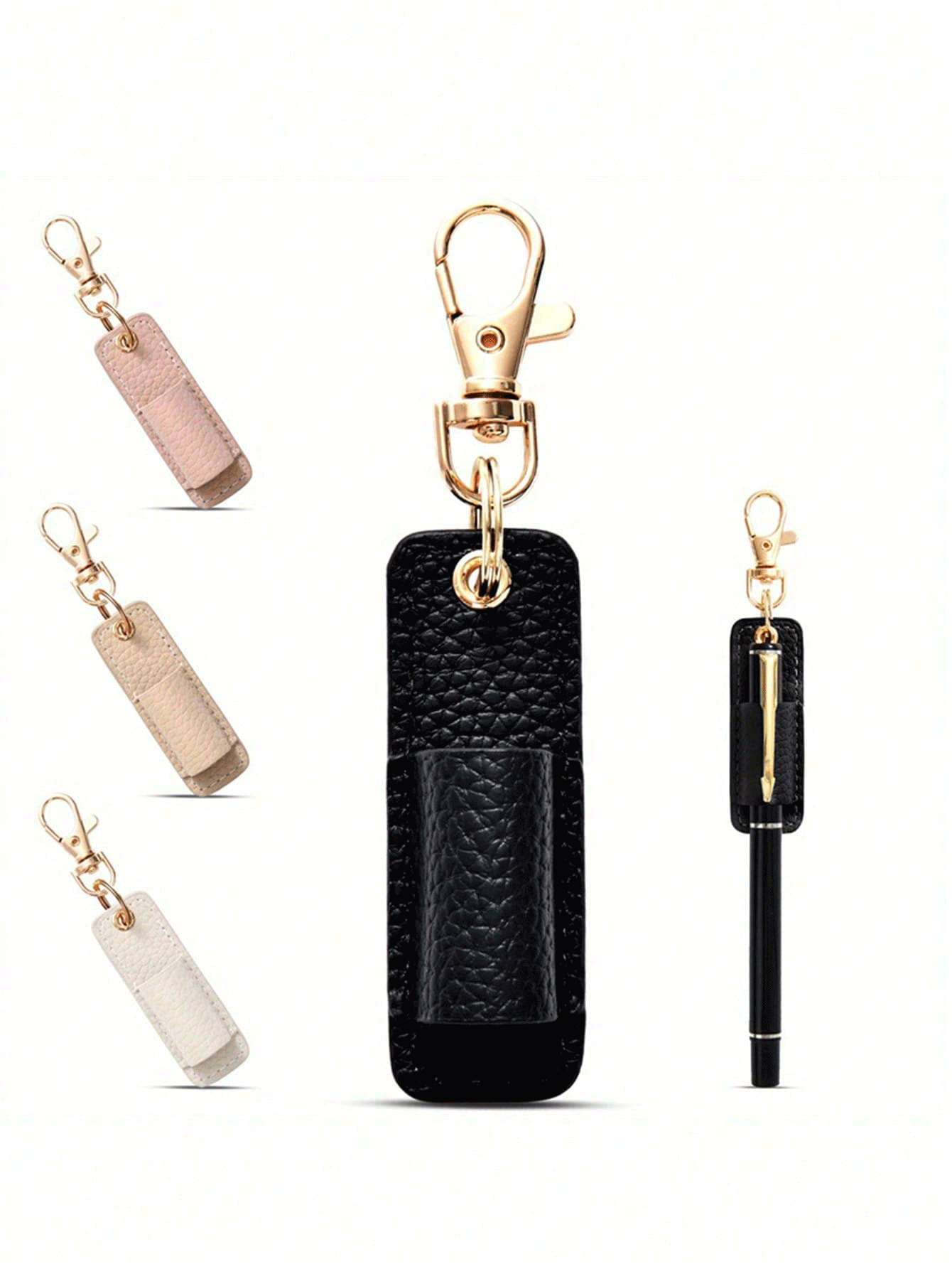 Pen Clip Keychain, Nurse Pen Holder, Anti-Lost Pen Clip, Lipstick Clip, Practical Gift Clip, Makeup Brush Holder, Car Key Organizer Clip, Medical Staff ID Card Holder, Essential For Medical Staff, Office Desk Organizer, Nurse's Day Gift, Travel Essential, School Supplies, Back To School Supplies - Multicolor - View 10