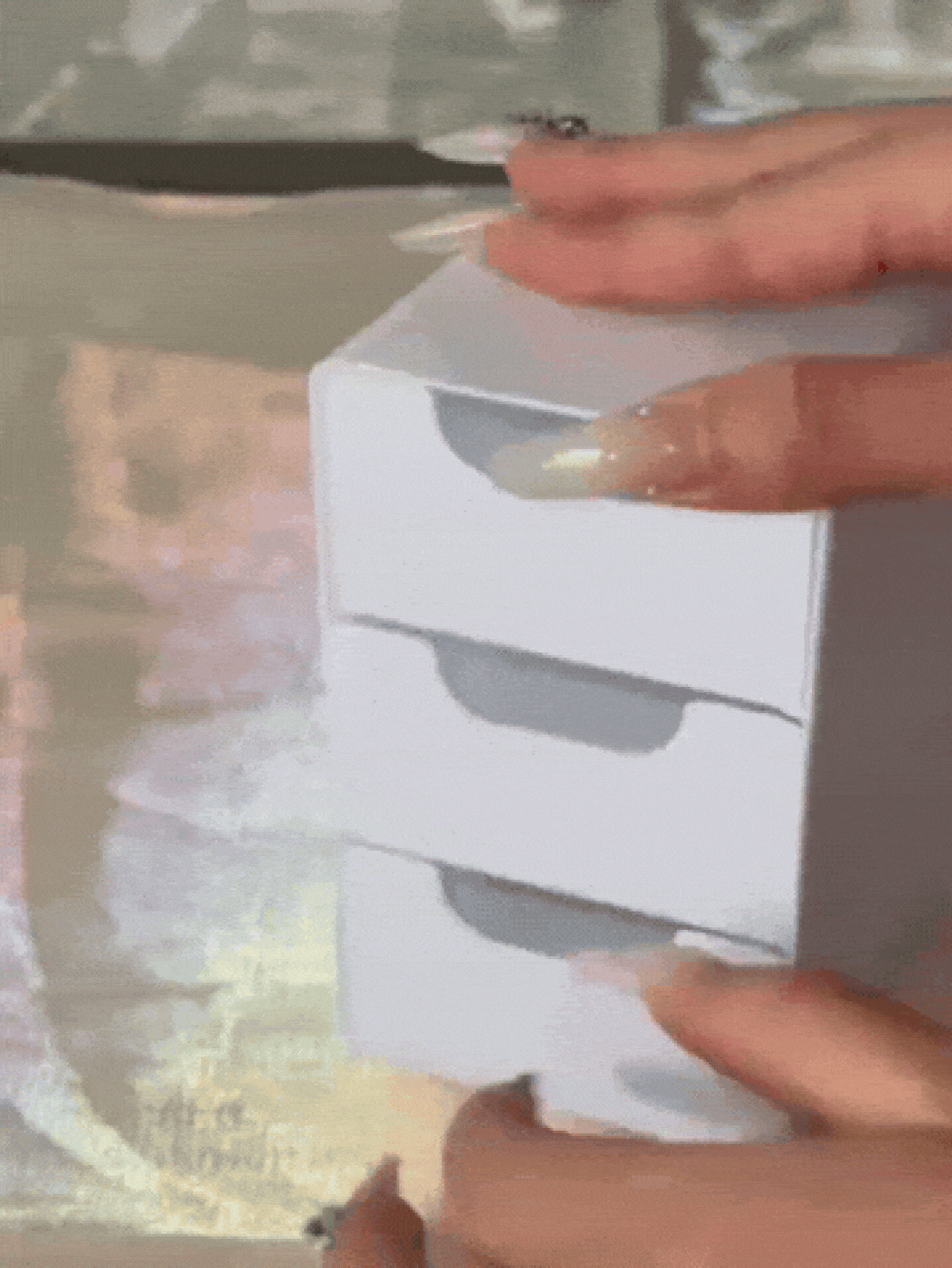 迷你桌面收纳盒 - 家居办公收纳，口红抽屉化妆品收纳盒，香水收纳盒，口红抽屉化妆品收纳盒，桌面抽屉整理盒，家居收纳 - 彩色 - 查看 2