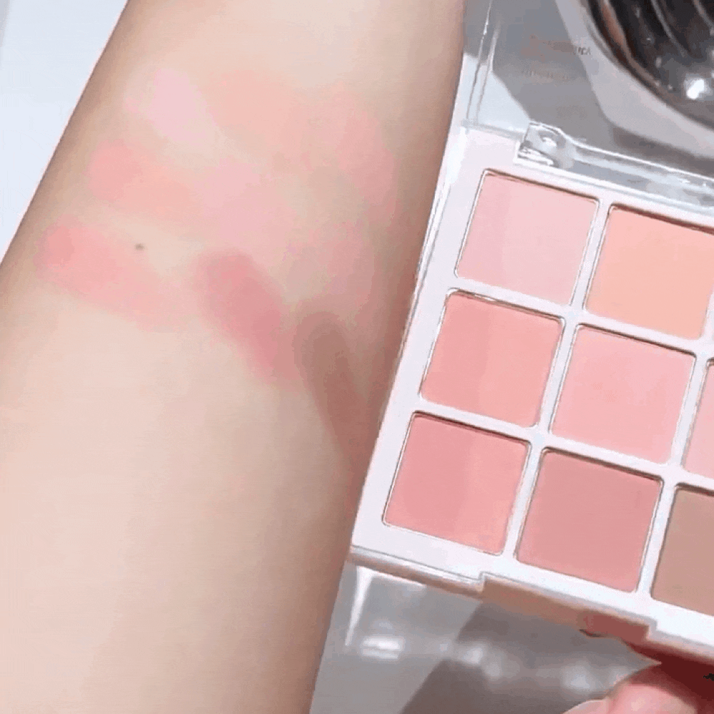 Dasique 9-Color Eyeshadow Palette, High Pigmentation, Suitable For Graduates, Birthdays, Smooth Application, Vegan Formula, Rose Girl Charm Colors, Christmas Gift For Her, Fashion Cosmetic Brand, Back To School, Bridal Wedding, Summer, Valentine's Day, Vacation - #32 Milky Apricot - View 2