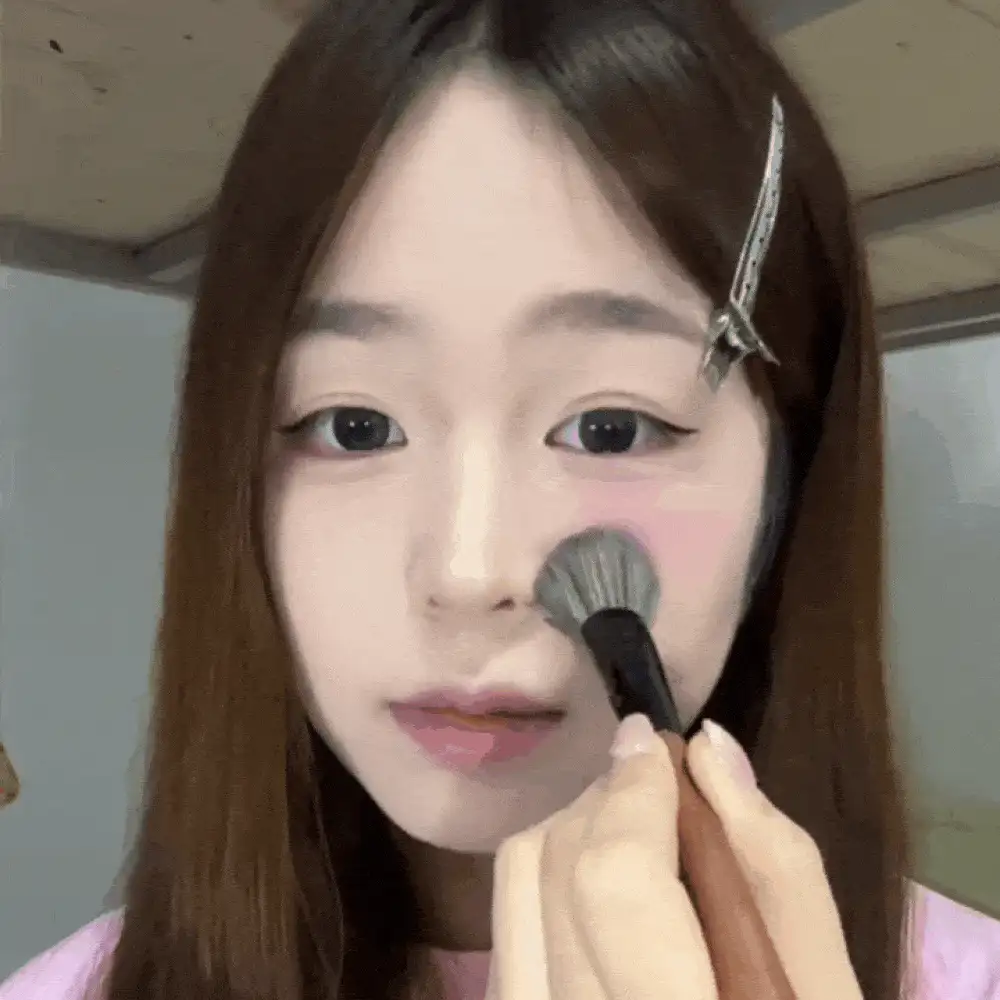 Dasique 4-Color Matte Blush Palette, High Color Payoff, Long-Lasting, Natural Glow, Lightweight & Breathable, Vegan Formula, Fashionable Makeup Brand, Christmas Holiday Essential - #14 Trái tim tình yêu - Xem 2