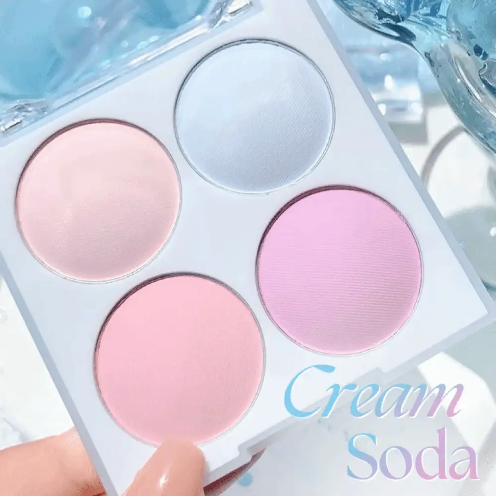 Dasique 4-Color Matte Blush Palette, High Color Payoff, Long-Lasting, Natural Glow, Lightweight & Breathable, Vegan Formula, Fashionable Makeup Brand, Christmas Holiday Essential - #11 Cream Soda - 查看 10