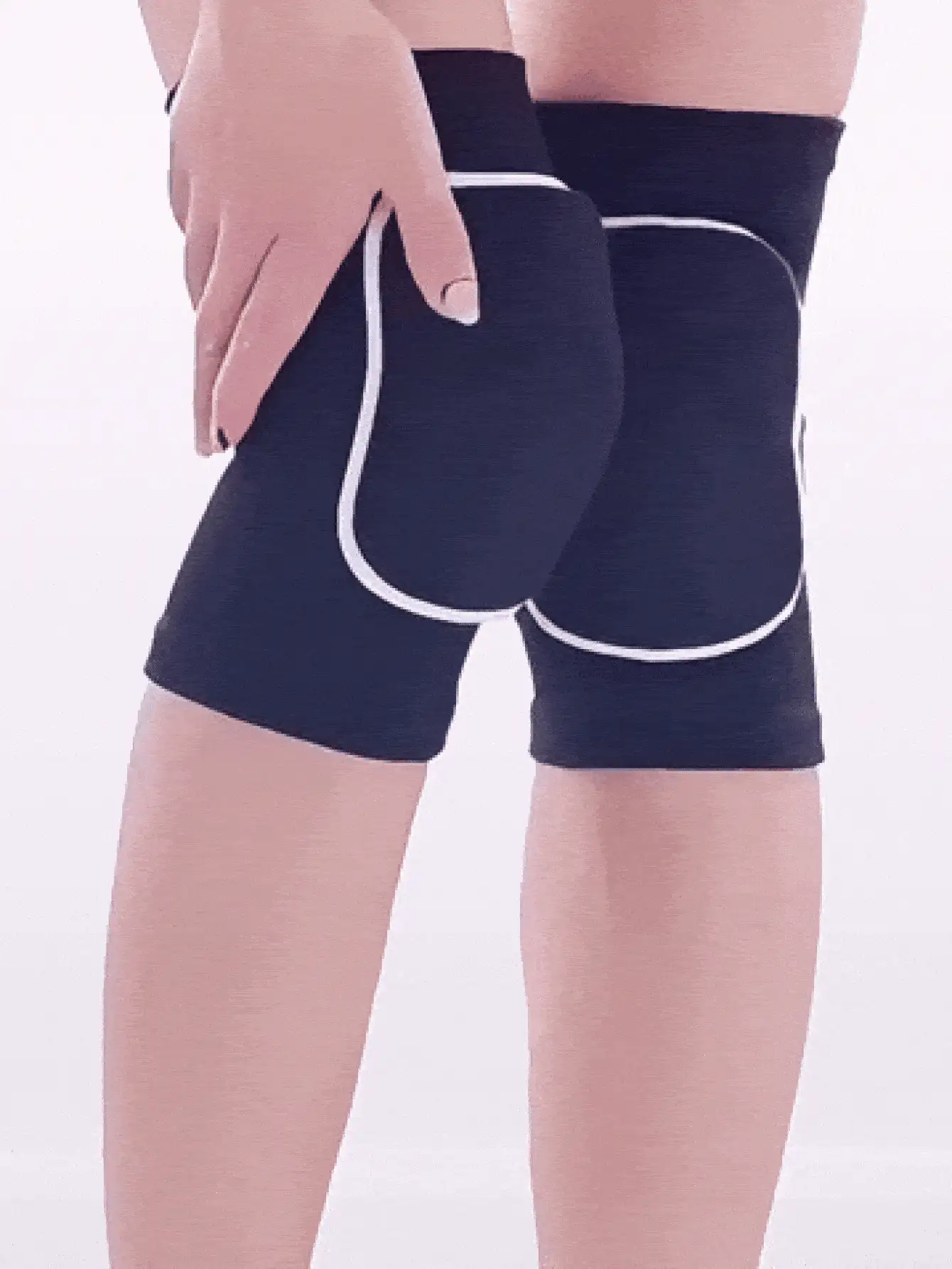 Sports Knee Pads Non-Slip Foam Padded Knee Supports Breathable Sports Knee Sleeves Suitable For Men And Women For Dancing Skating Running Cycling Soccer Basketball Volleyball Ballet Yoga Fitness Sports Equipment Accessories - Multicolor - View 9