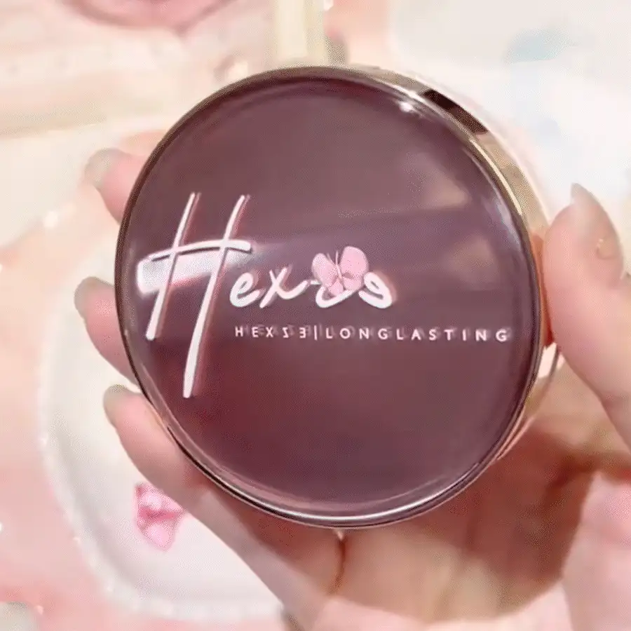 HEXZE 15克气垫粉底液，高遮瑕力，持妆长达16小时，防水，买一送一替换装 - 05 肉桂 - 查看 2