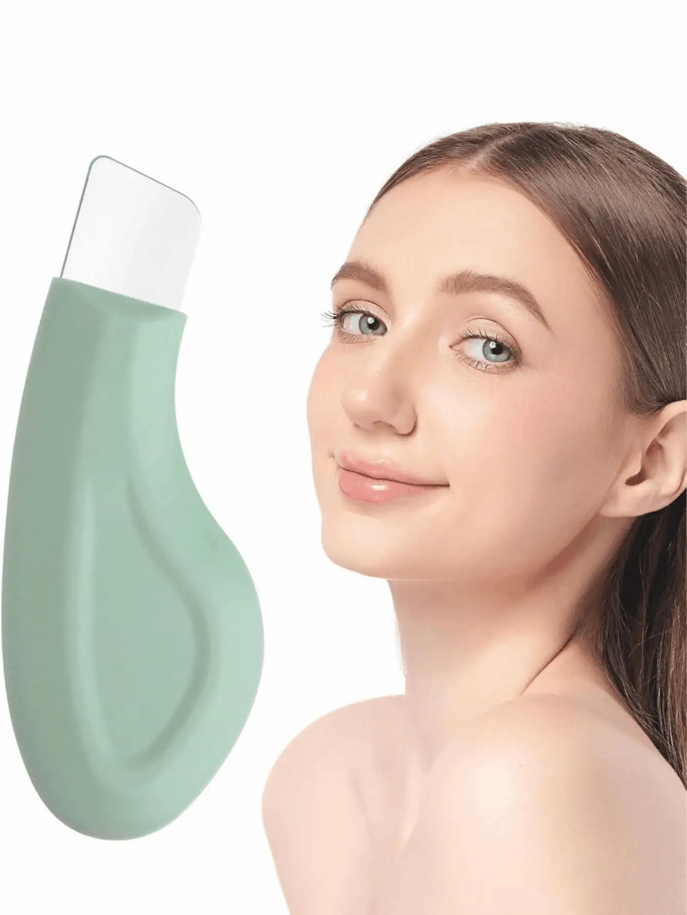 1PCS Nose & Face Blackhead Remover Tools Portable Tarvel Skin Care Essentials Deep Cleansing Silicon Non-Electric Professional Pore Cleaning Spatula Can Be Used With Mud Cream & Cleansing Oil Gentle Mild And Facial Scraper Gifts For Men And Women Skin Health Beauty Accessories - 彩色 - 查看 8