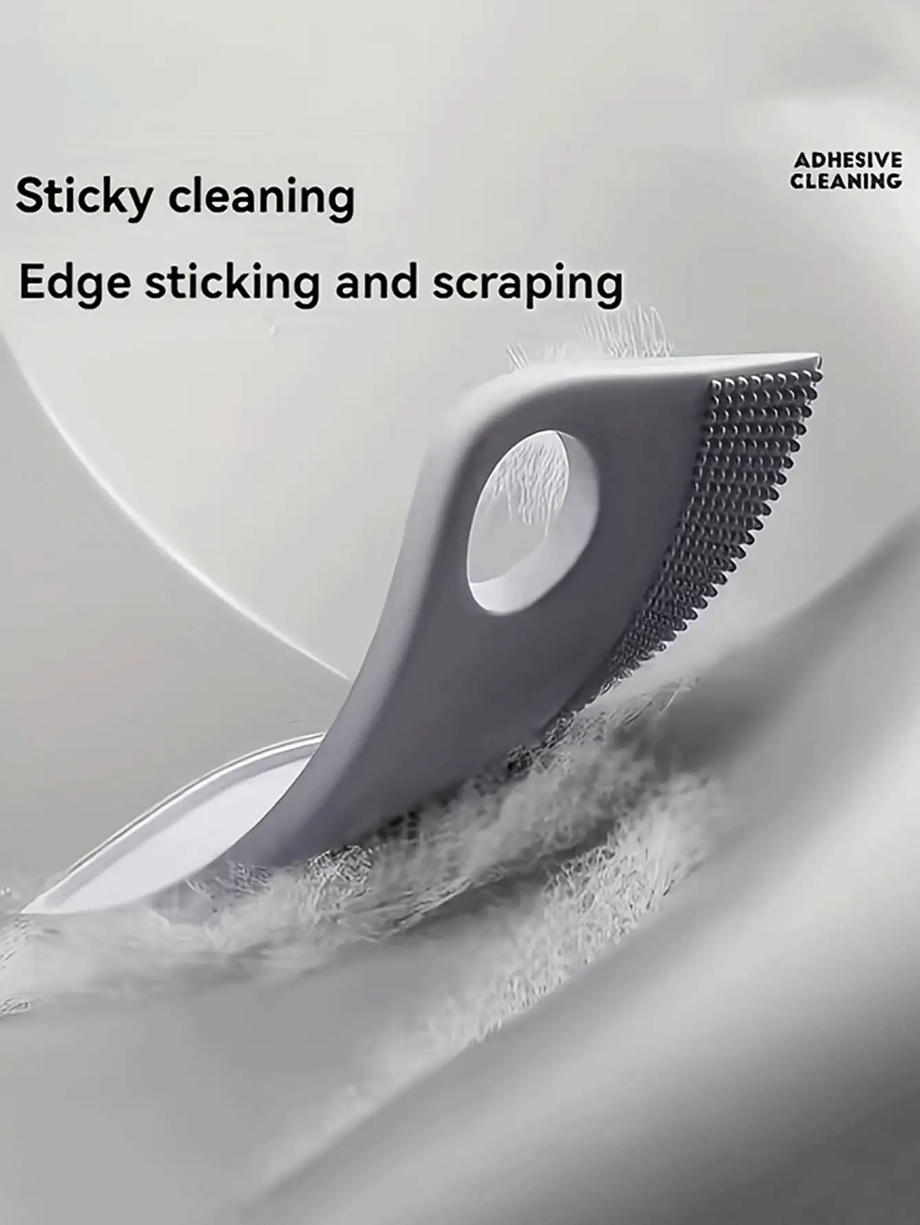 硅胶猫毛清洁刷，宠物地毯沙发毛发去除刷，家用宠物清洁刷，汽车毛发去除工具，汽车清洁工具，清洁配件，清洁工具，宠物毛发去除刷，轻便耐用，绒毛清洁器 - 多色 - 查看 3