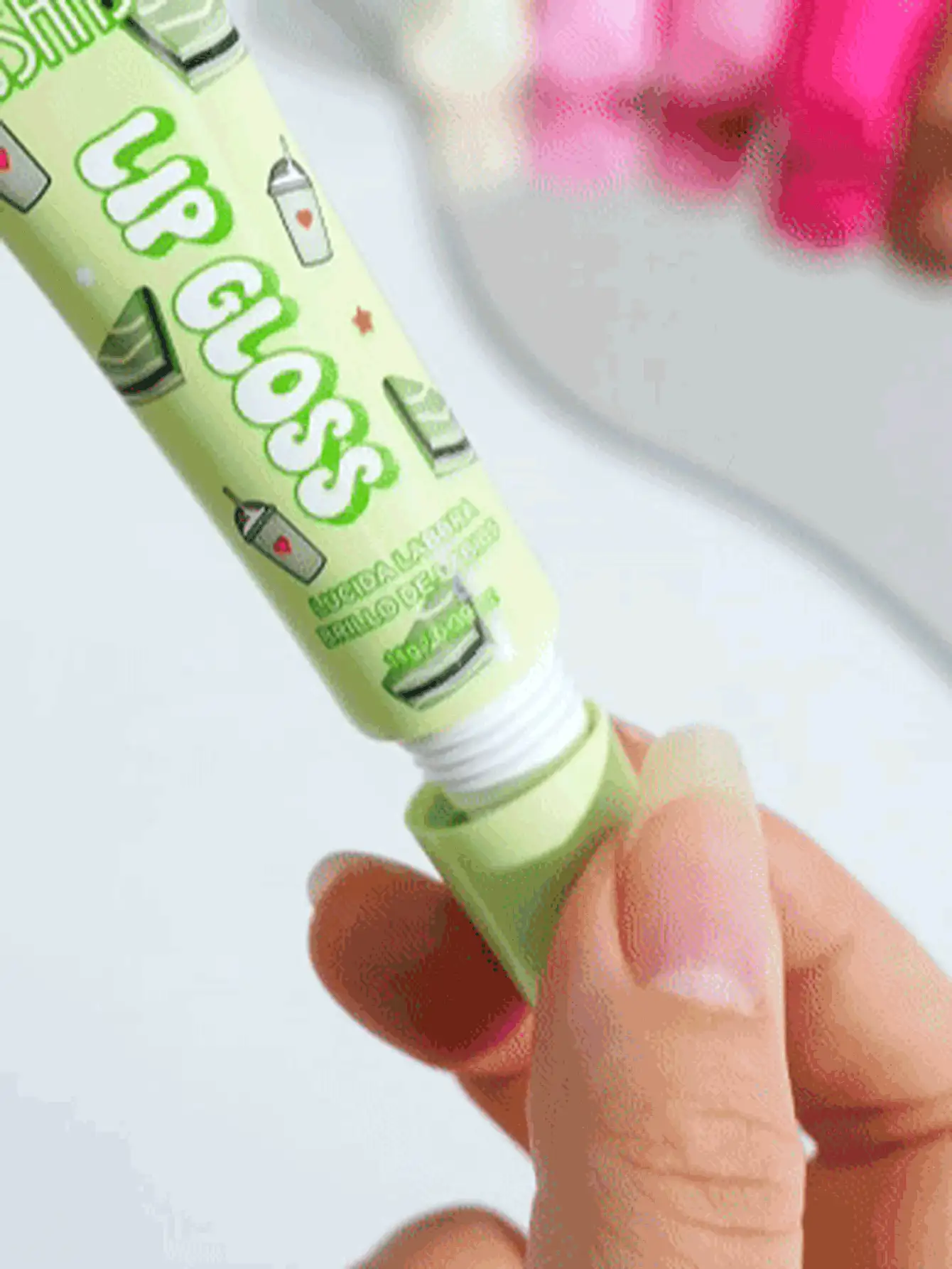 USHAS 保湿唇彩，6 种口味可选，滋养保湿，适合秋冬季唇部护理，可爱吊坠装饰，圣诞节和新年必备礼物 - #01 - 查看 3