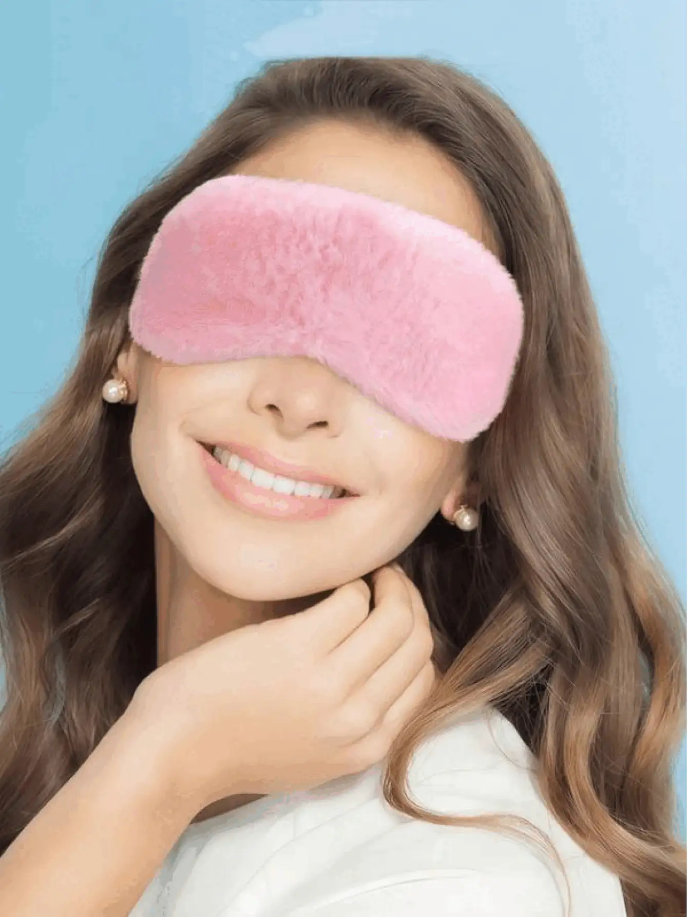 睡眠眼罩 毛绒眼罩 舒适遮眼罩 休息放松睡眠 纯色眼罩 便携式眼罩 男女通用 卧室旅行 办公室 学校 日常使用 旅行午睡眼罩 眼部护理工具 旅行用品 家居必备 返校用品 - 黑色 - 查看 3